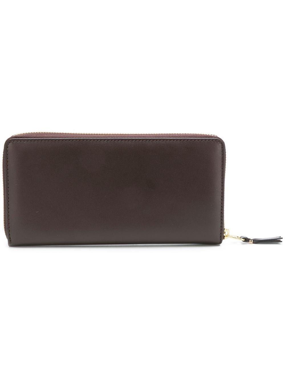 Shop Comme Des Garçons Wallet / Classic Line In Brown