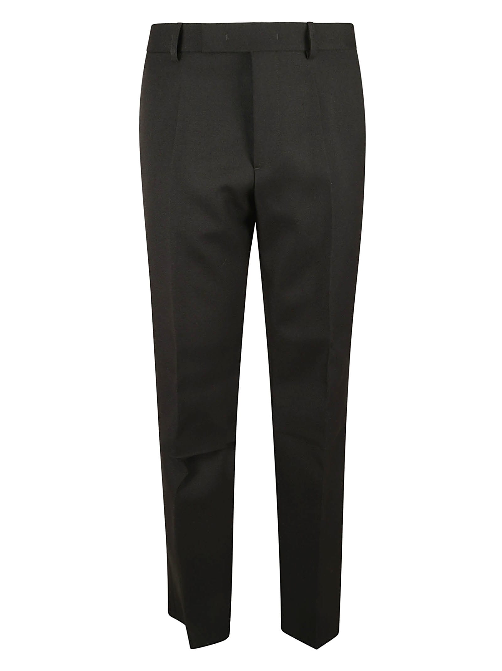 Shop Jil Sander Concealed Trousers In Black