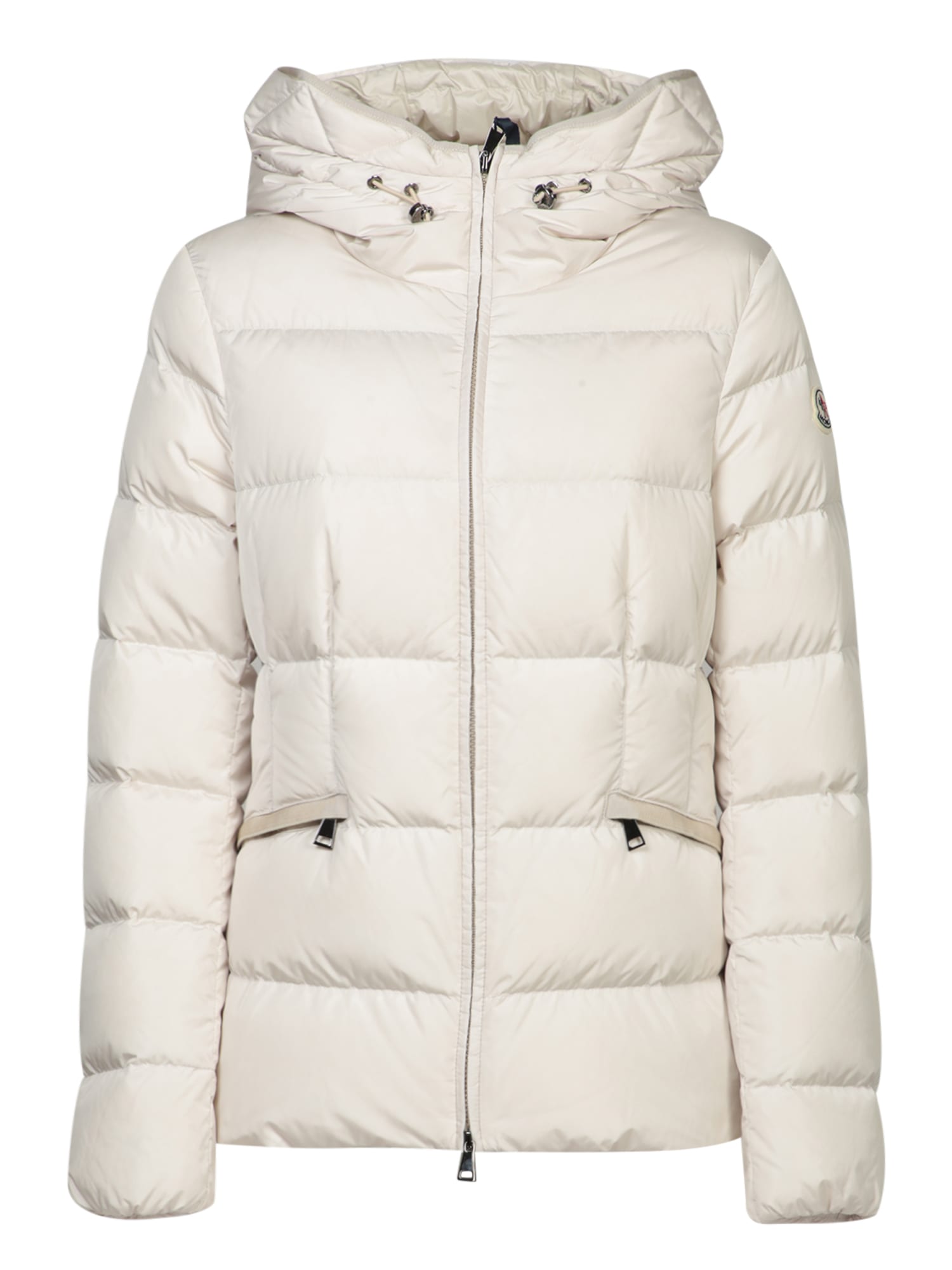 Shop Moncler Avorio Avoce Jacket In White