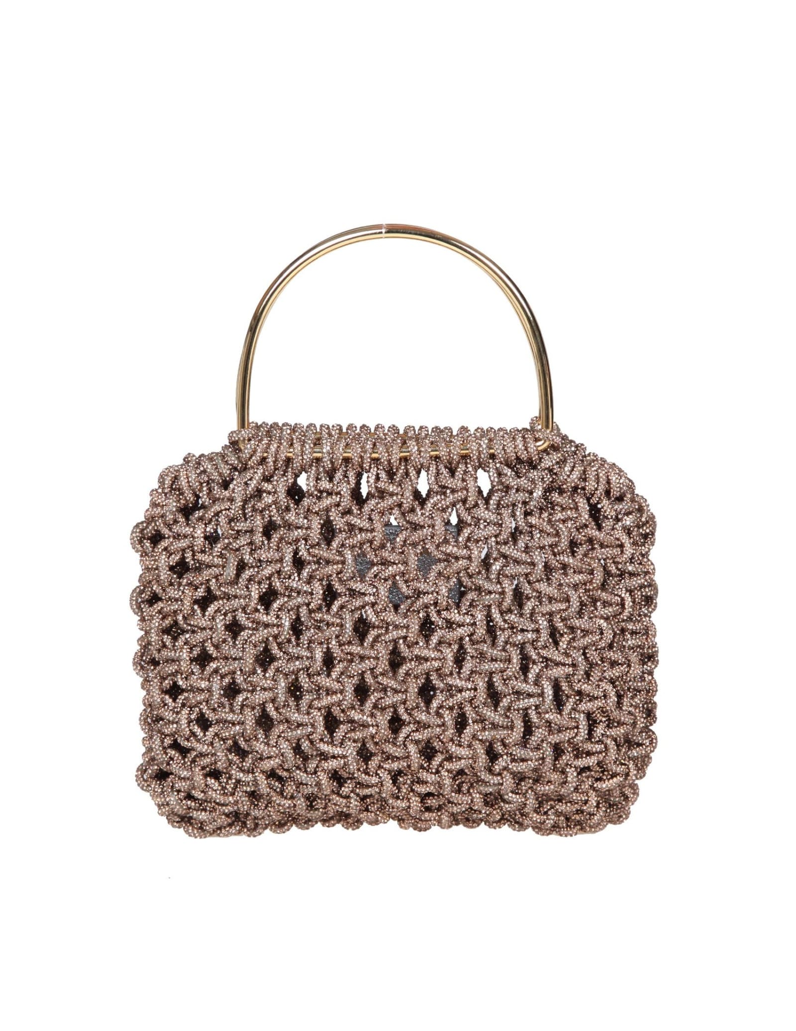 Jewelry Handbag Woven With Crystals