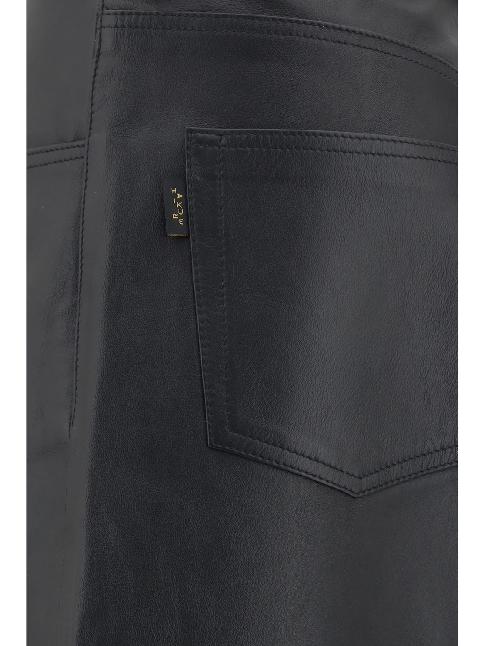 Haikure Bethany Leather Pants In Black
