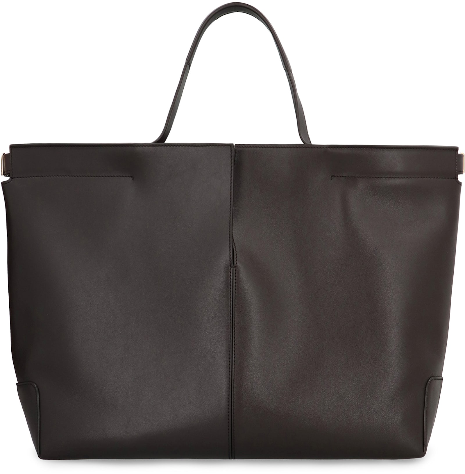 TOD'S FOLIO LEATHER TOTE 