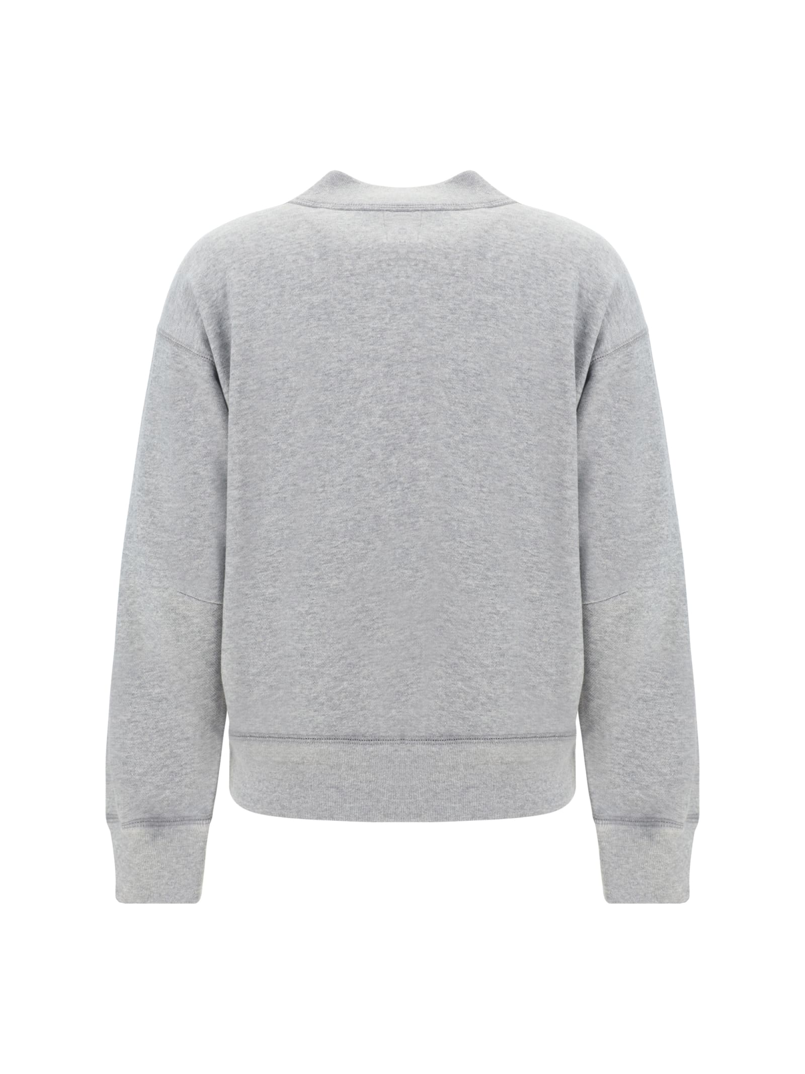 Shop Marant Etoile Moby Sweatshirt In Grey