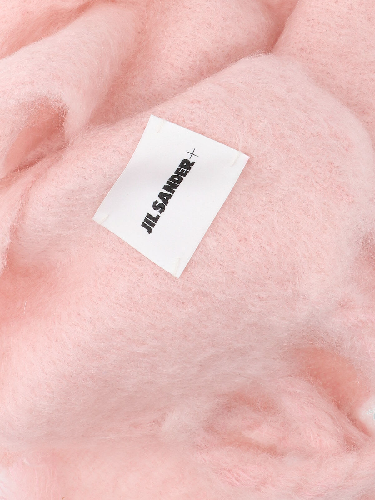 Jil Sander Mohair And Wool Blend Scarf In Pink