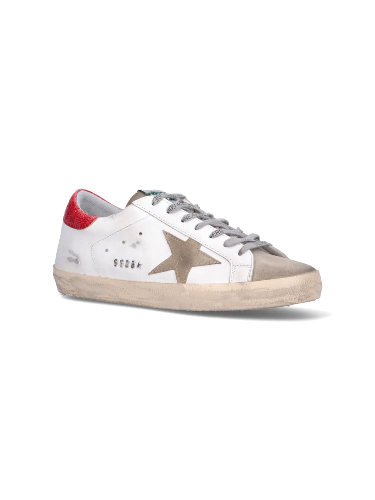 Shop Golden Goose Super-star Sneakers In White