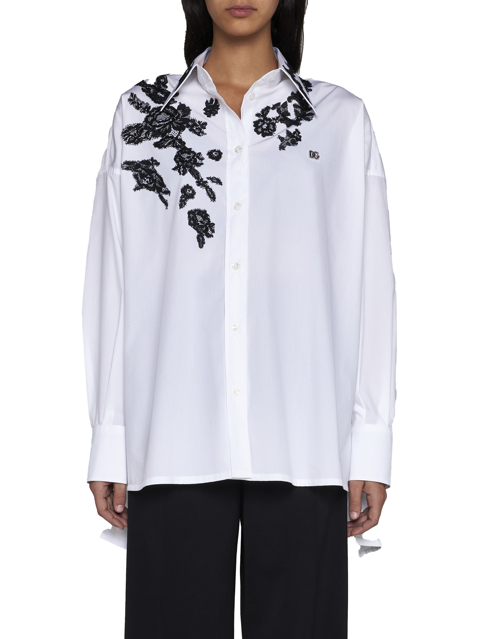 Shop Dolce & Gabbana Shirt In Bianco Otticco