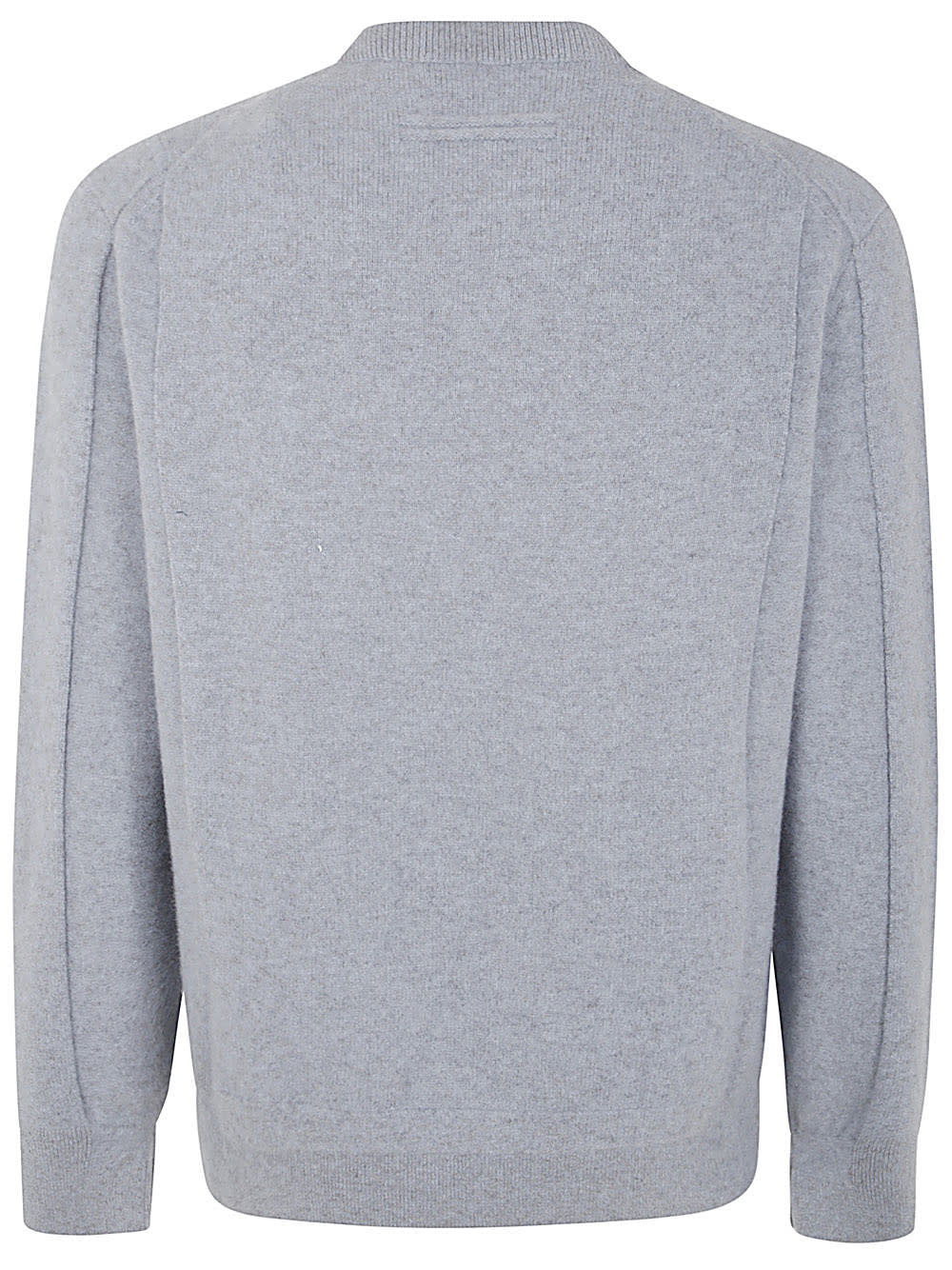 Shop Zegna Wool And Cashmere Crew Neck In Light Blue Shetland