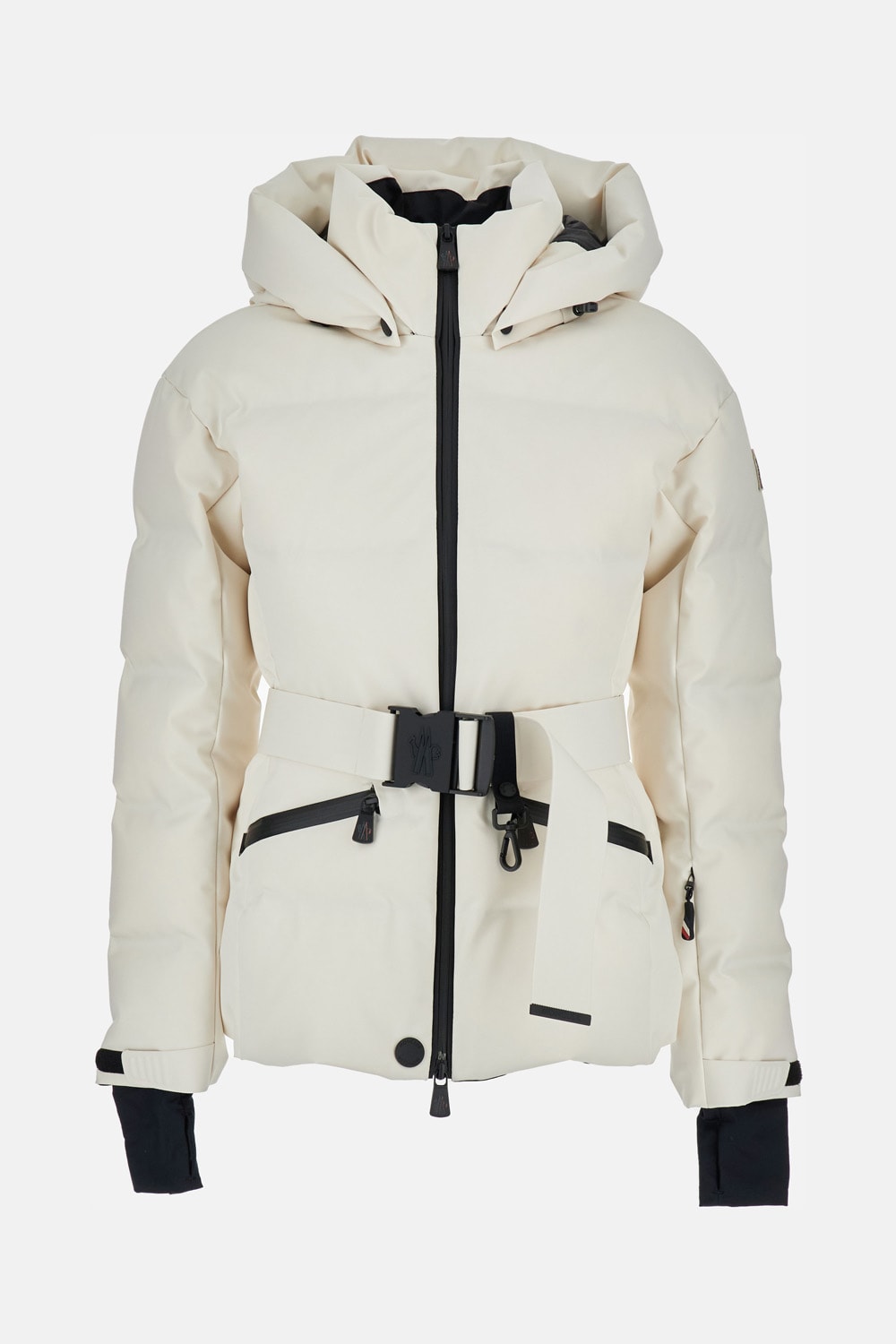 Moncler Down Padded Ski Jacket In White