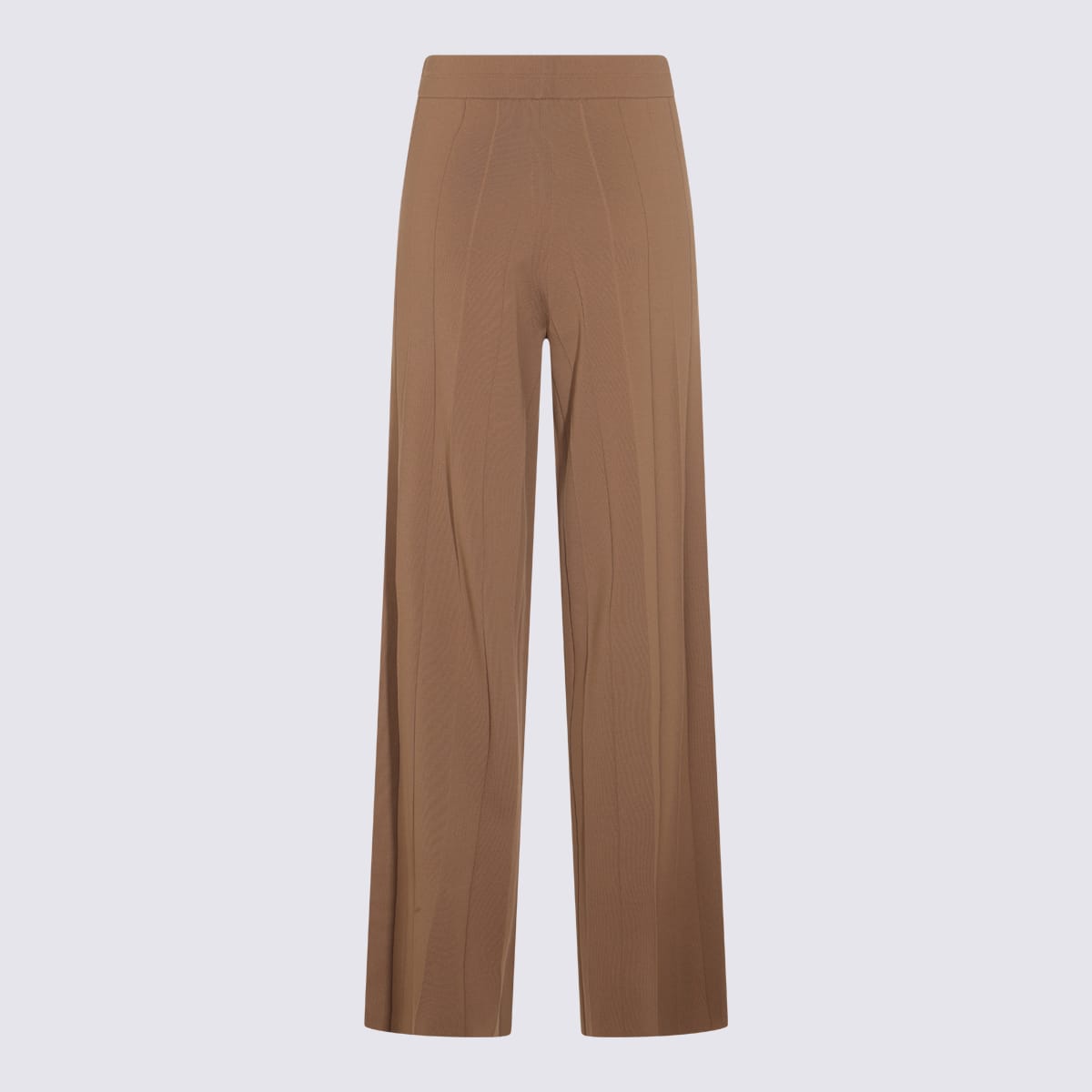 Max Mara Brown Viscose Pants In Brown