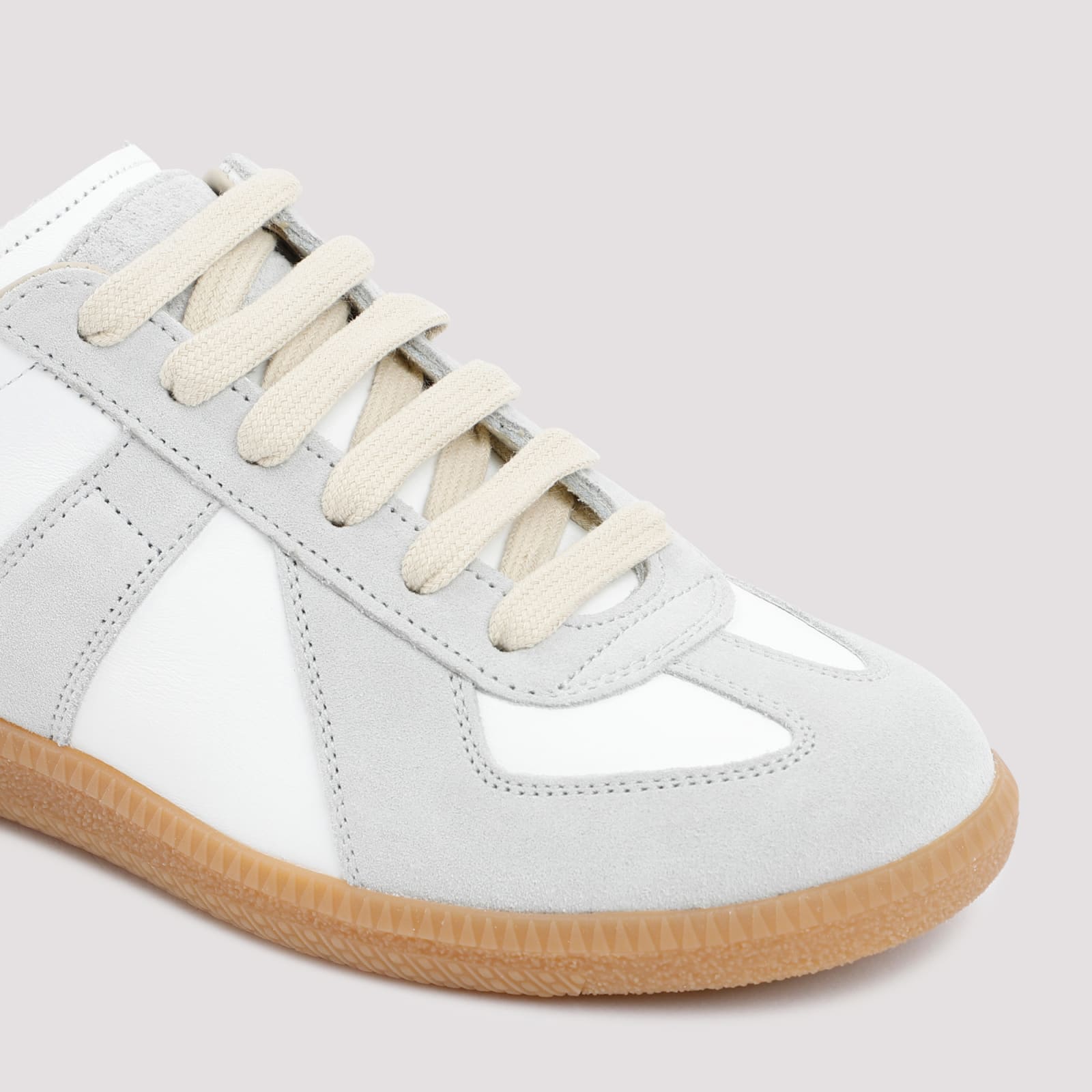 Shop Maison Margiela Replica Sneakers In Dirty White