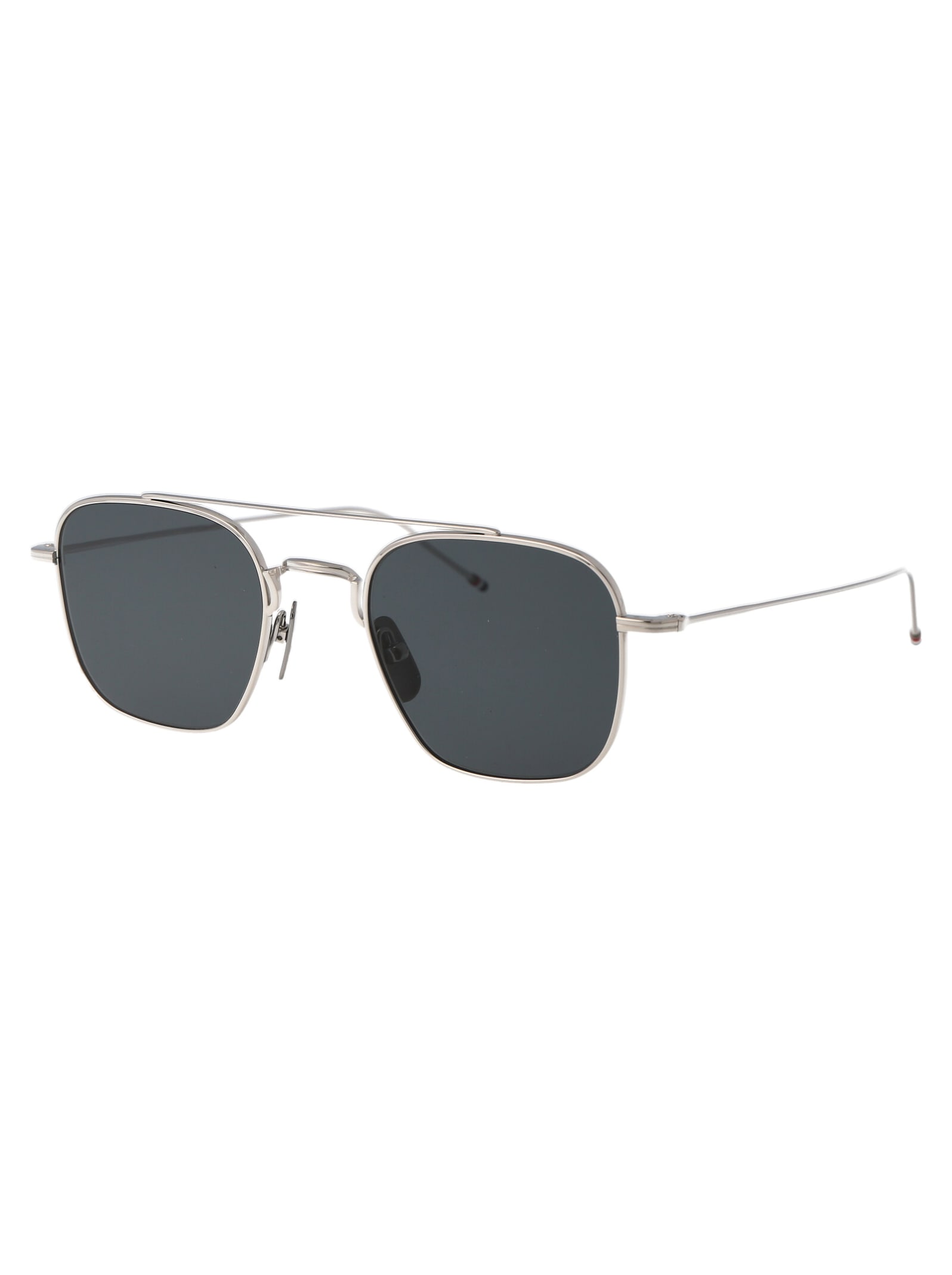 Shop Thom Browne Ues907b-g0001-045-50 Sunglasses In 045 Silver
