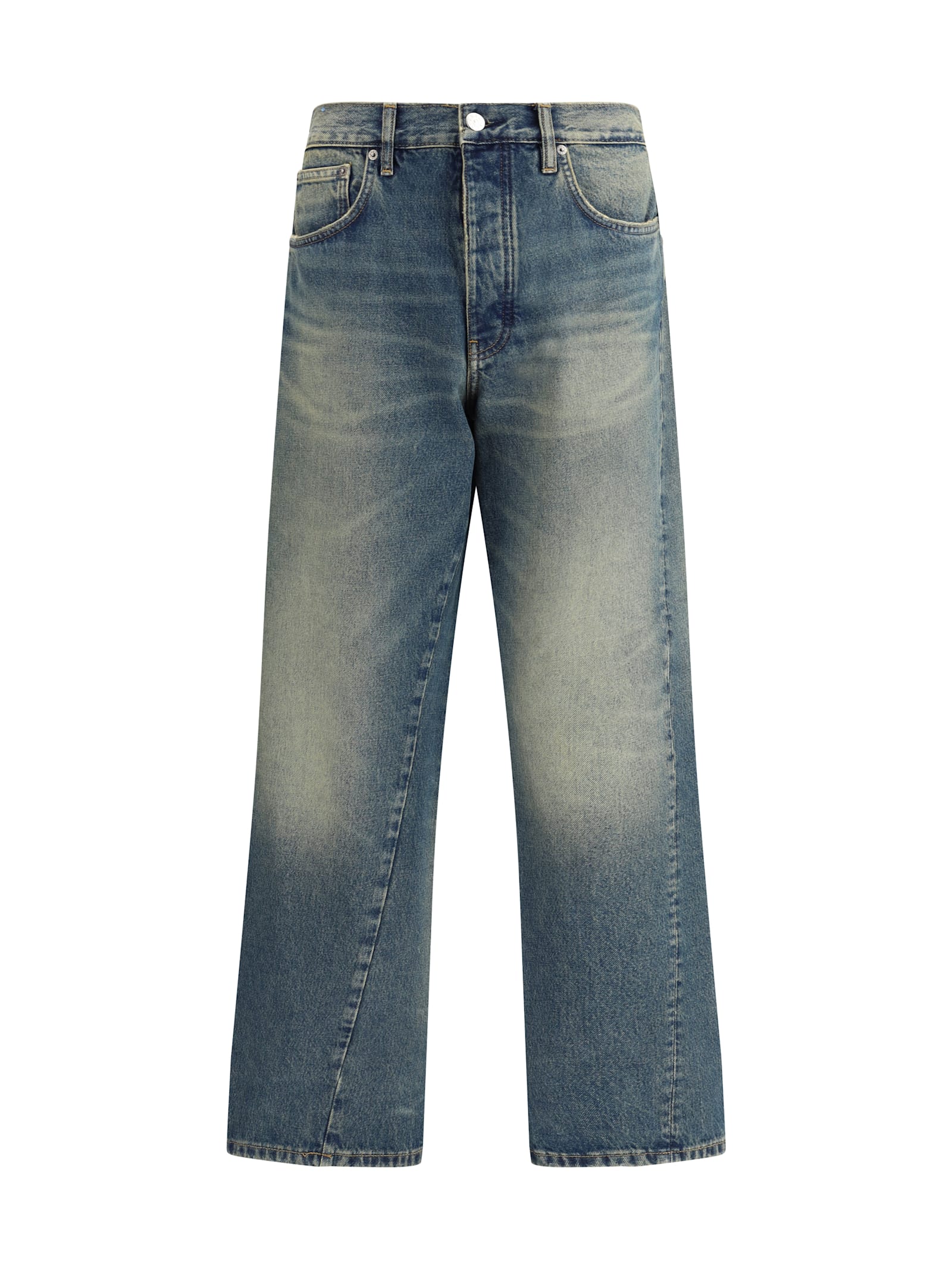 Sunflower Button-fly Five-pocket Jeans In Blue