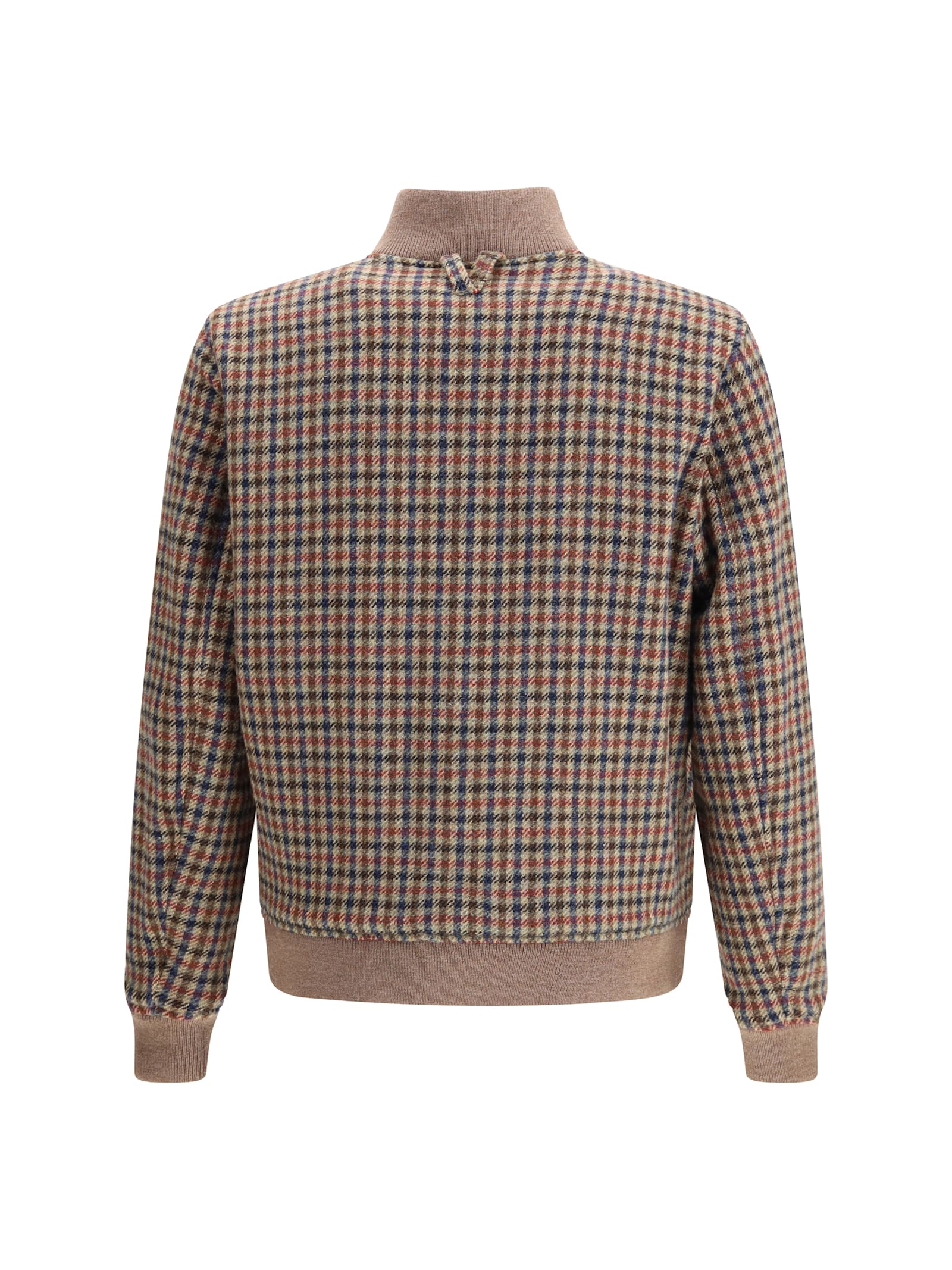 Valstar Ino Jacket In Prince Of Wales Lambswool In Multi