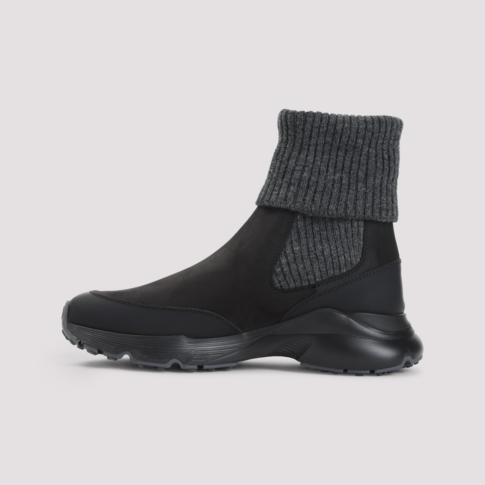 Tod's Ankle Boots With Suede Upper In Black