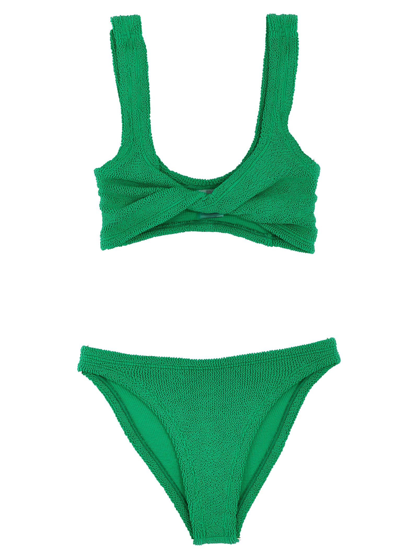 Shop Hunza G Juno Bikini In Green
