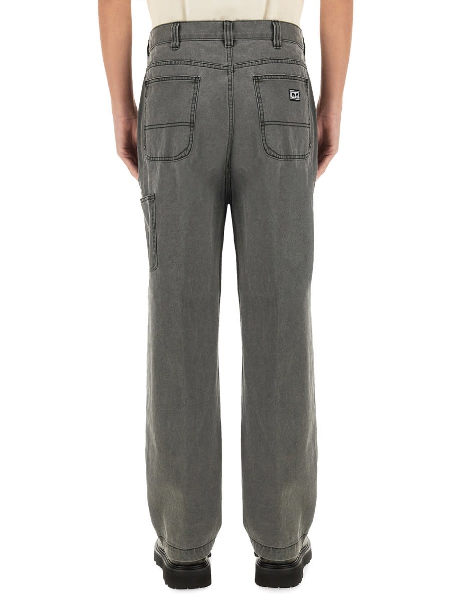 Obey Big Time Carpenter Pants In Black