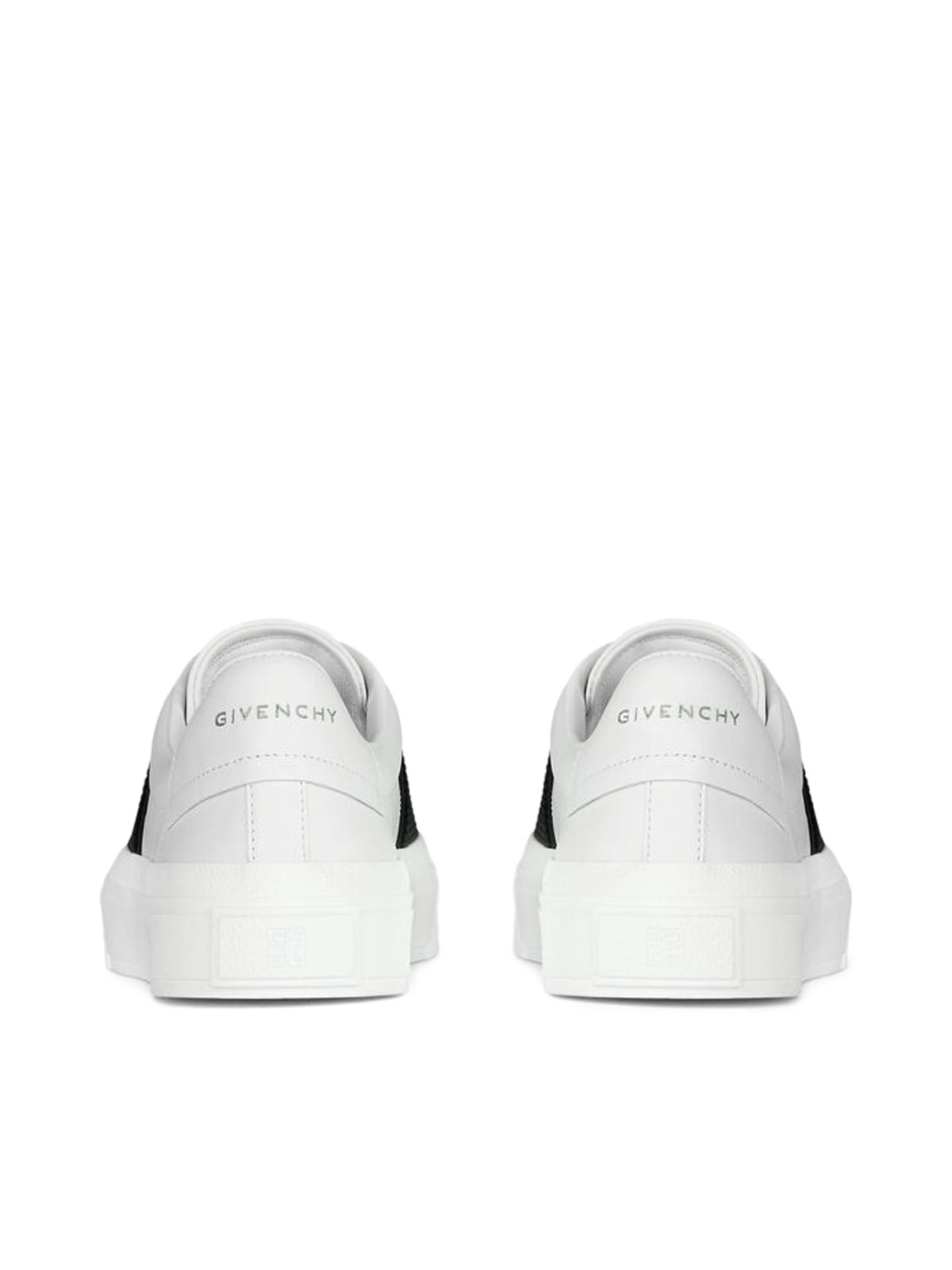 Shop Givenchy City Sport Elastic Sneaker In White Black