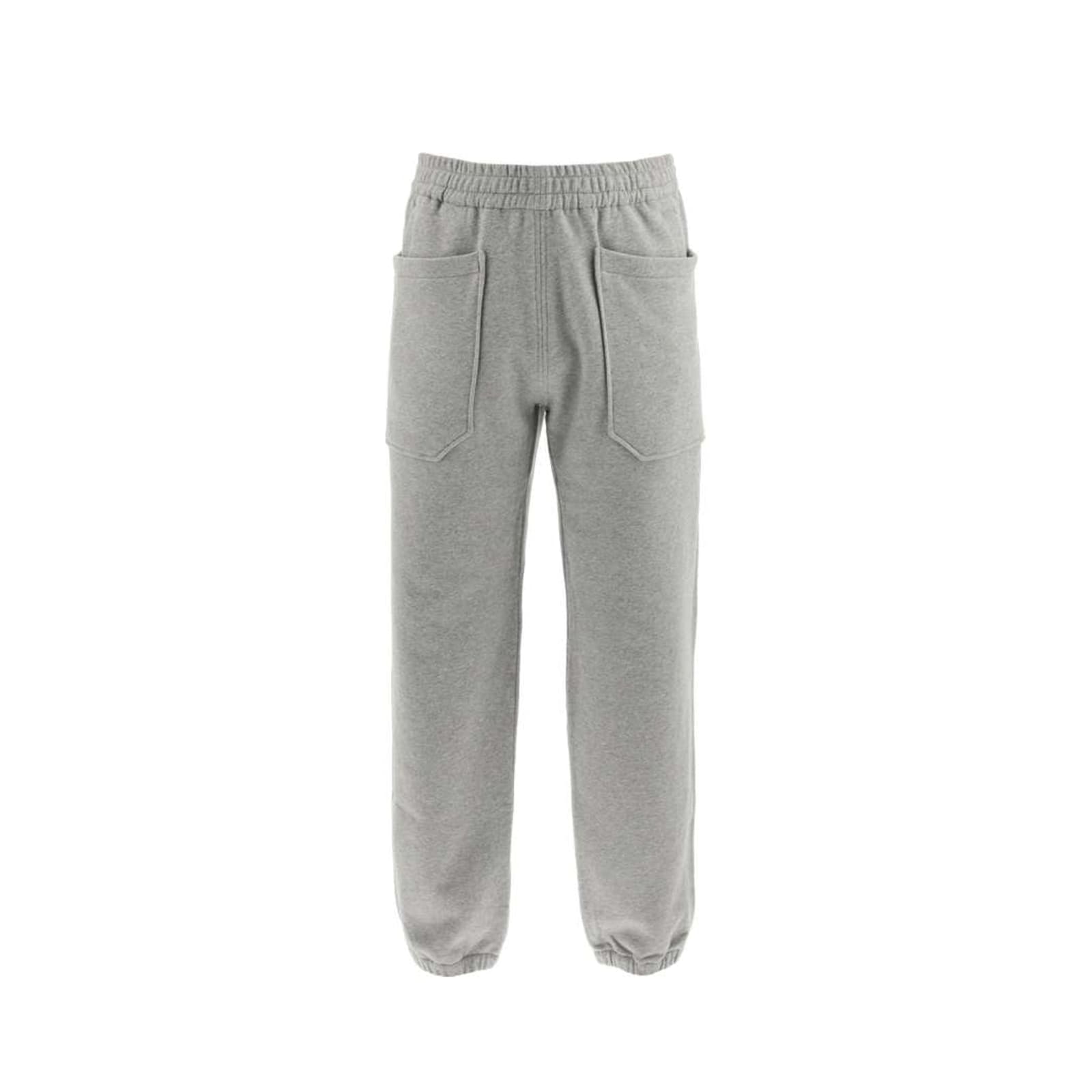 Shop Zegna Cotton Sweatpants In Gray