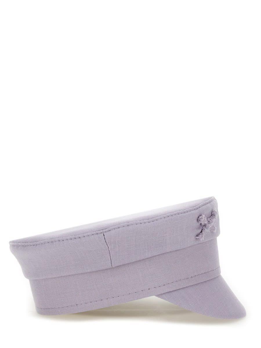 Shop Ruslan Baginskiy Baker Boy Hat In Lilac