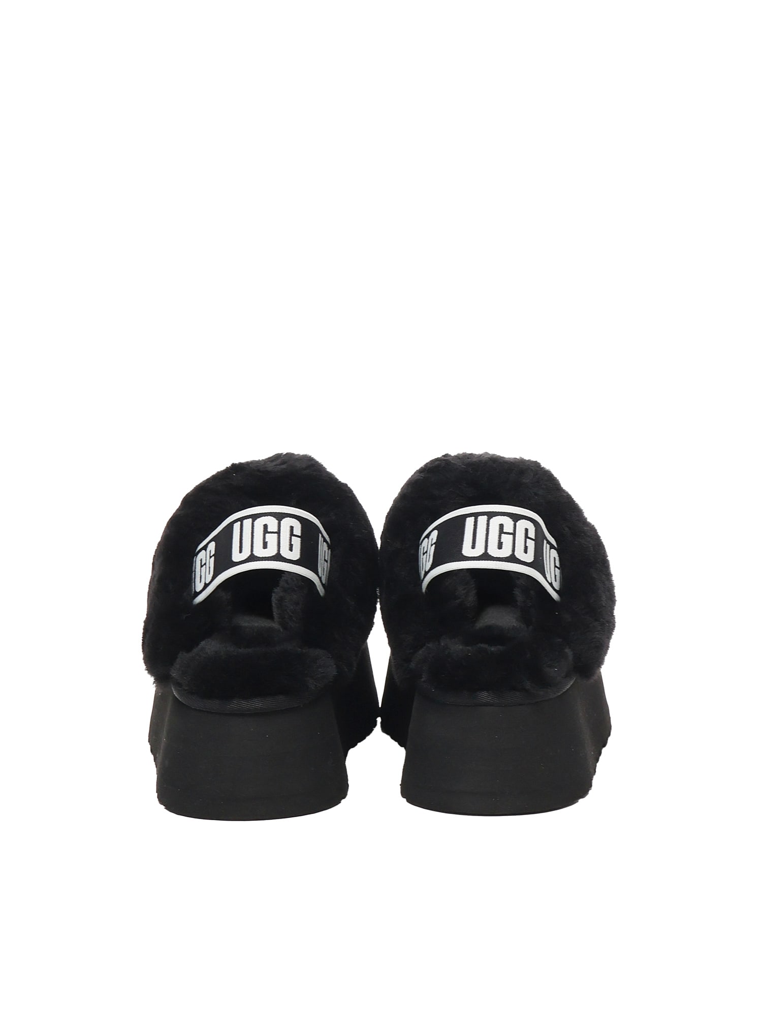 Ugg W Funkette Suede Slip-on Shoe In Black