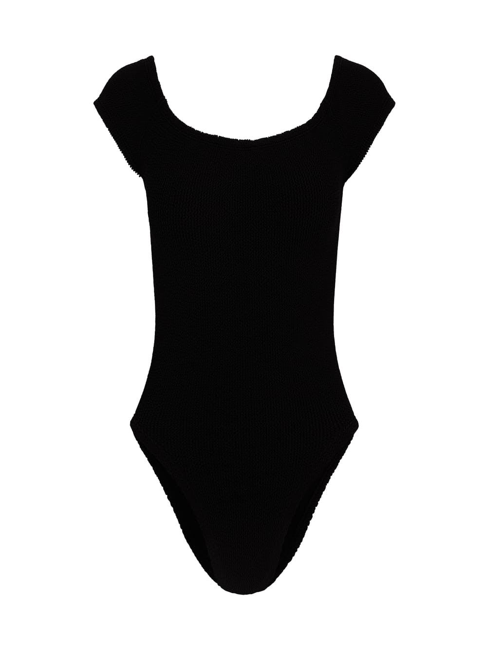 Shop Hunza G Grace One-piece Swimsuit In Black