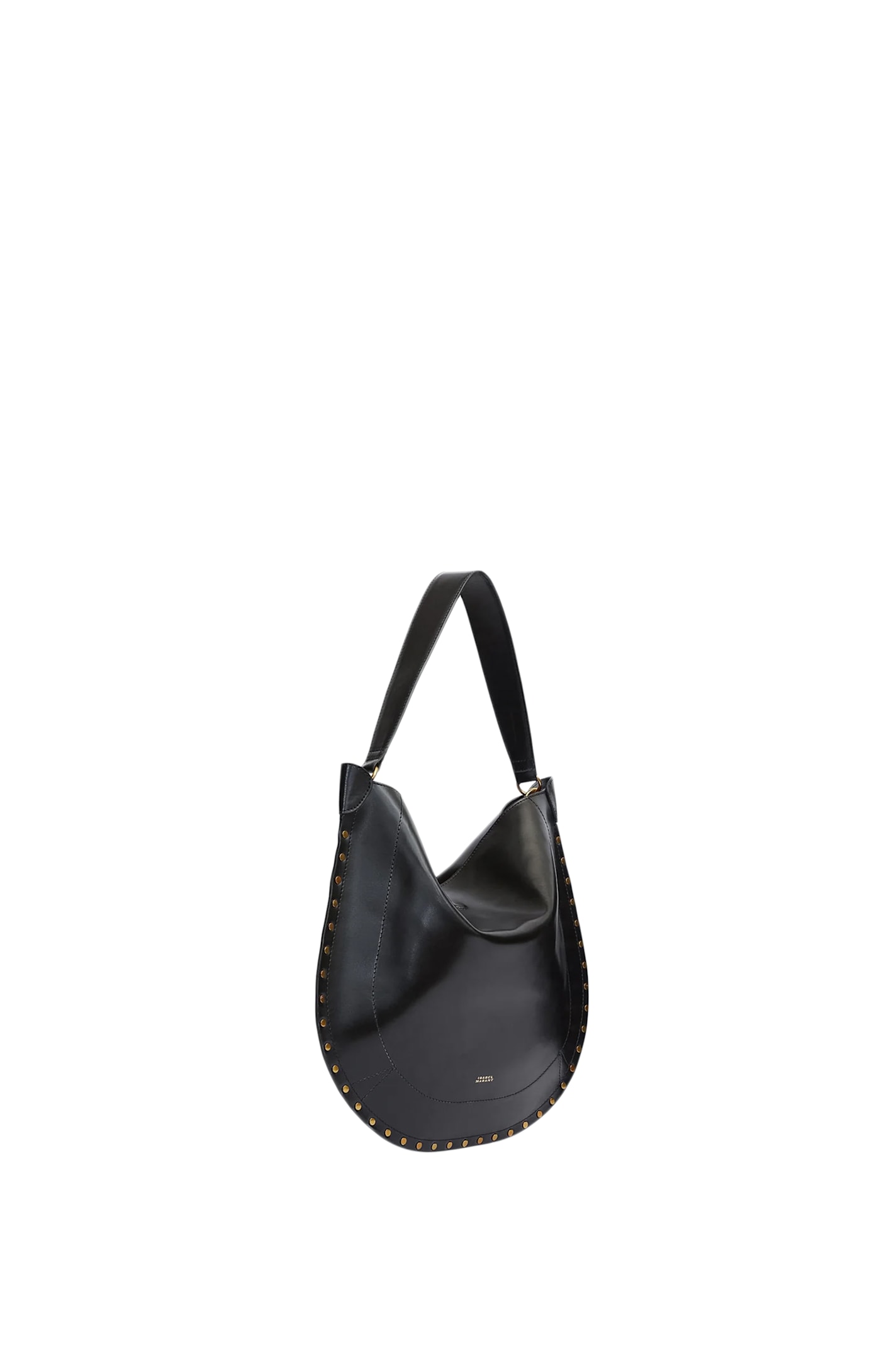 Shop Isabel Marant Oskan Shoulder Bag In Black