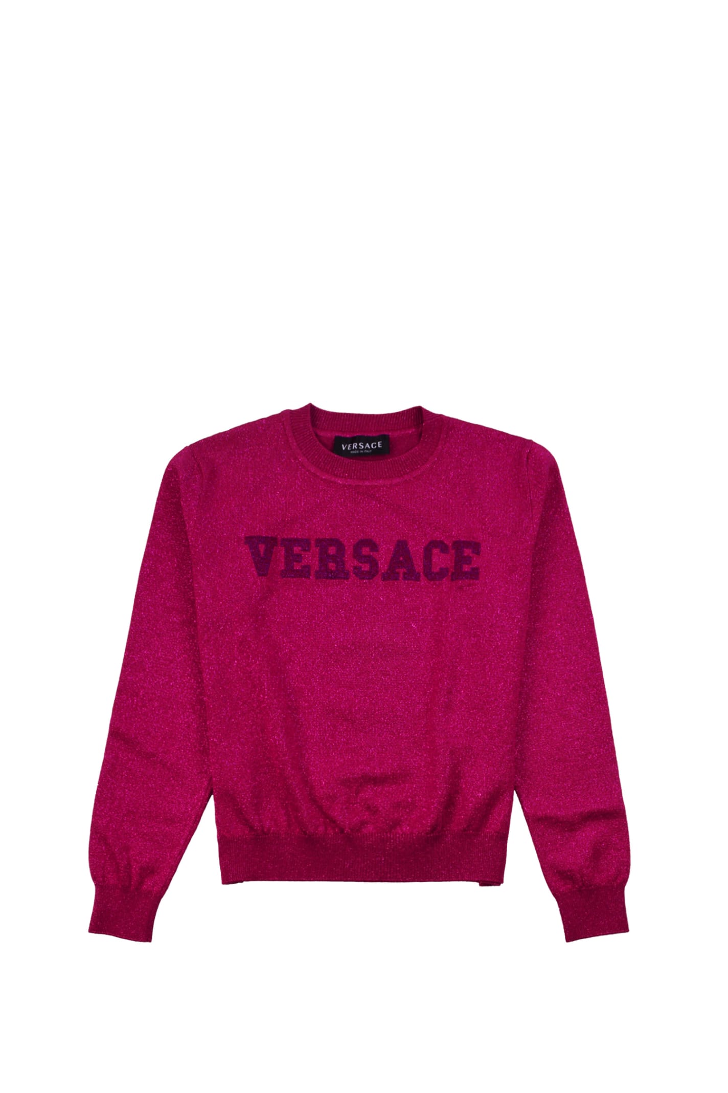 VERSACE SWEATER WITH GLITTER