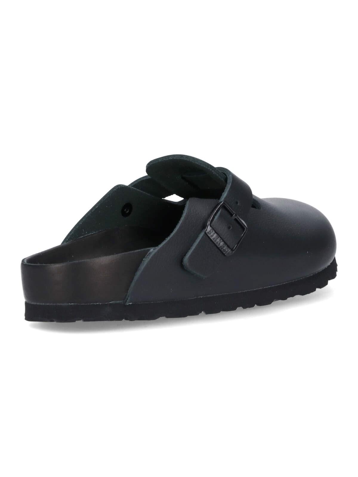 Shop Birkenstock Mules Boston In Black