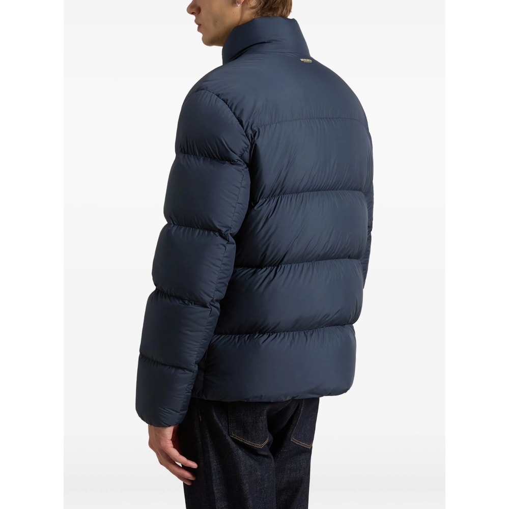 Woolrich Eagle Cloud Puffer Jacket In Blue