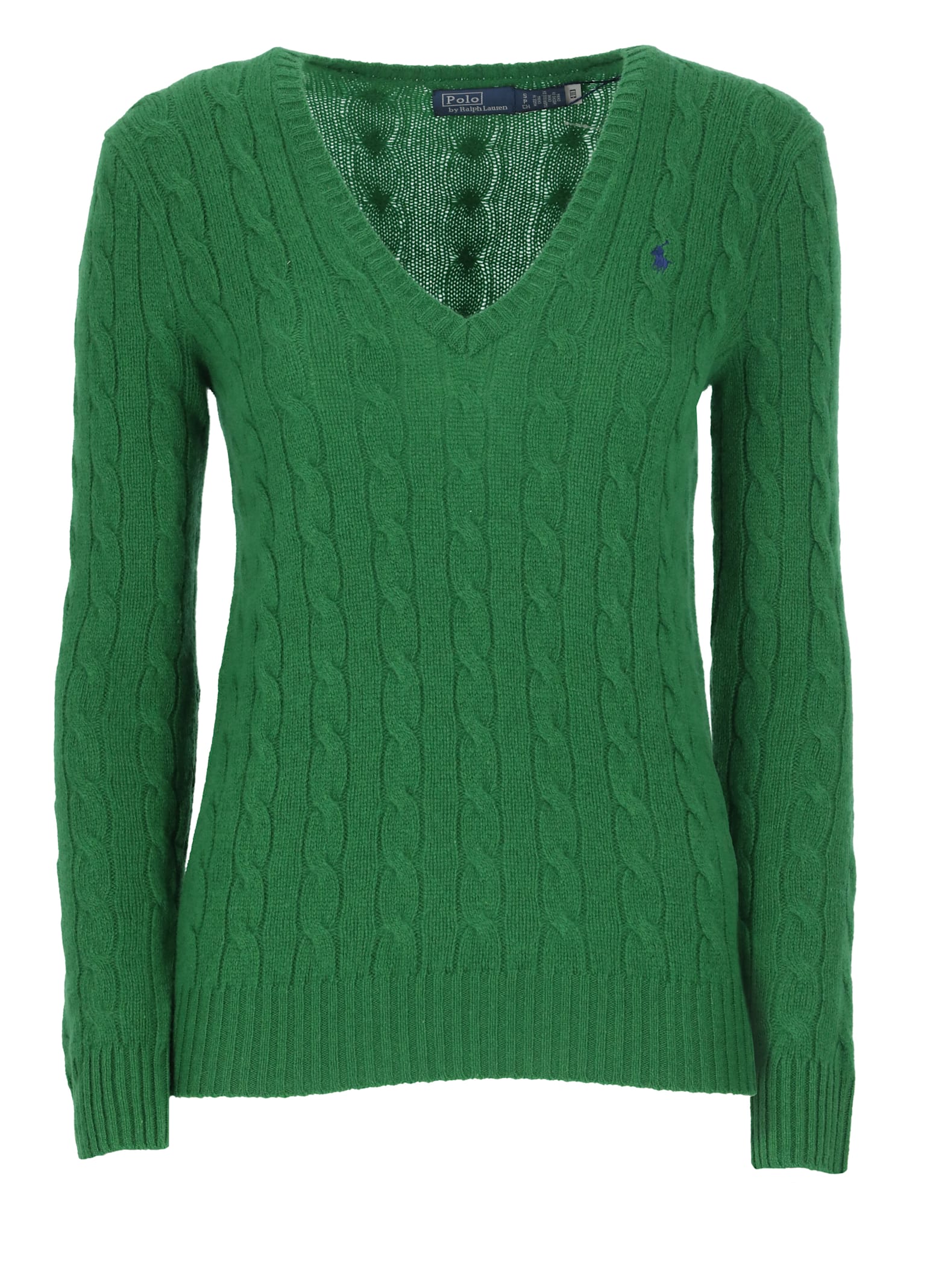 Shop Ralph Lauren Pony Sweater In Green