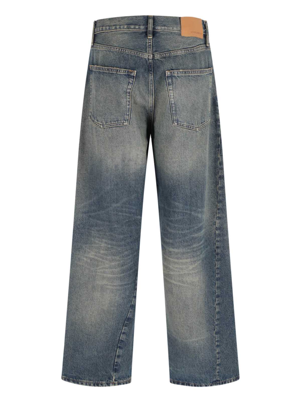 Sunflower Button-fly Five-pocket Jeans In Blue