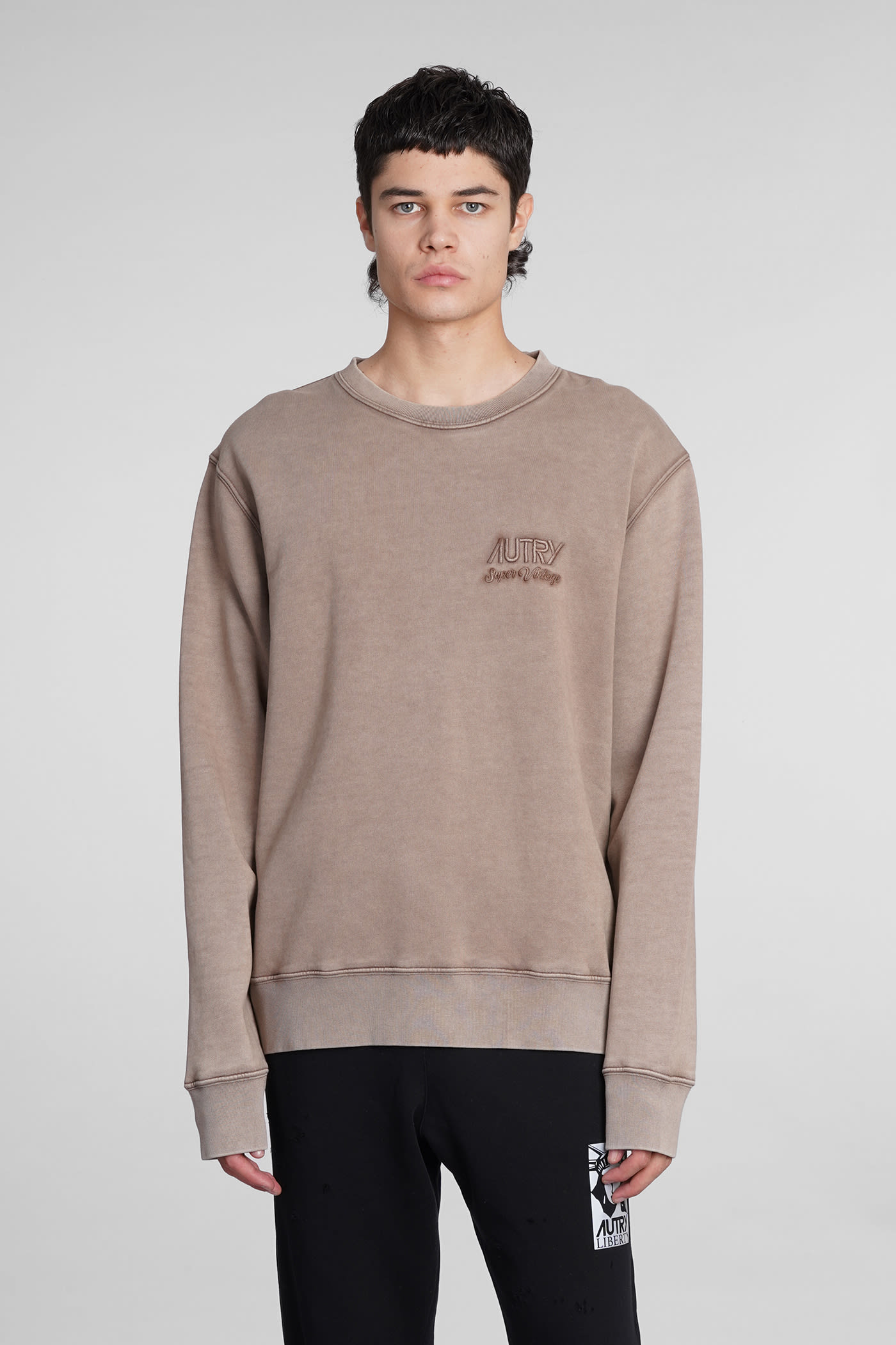Autry Sweatshirt In Brown Cotton