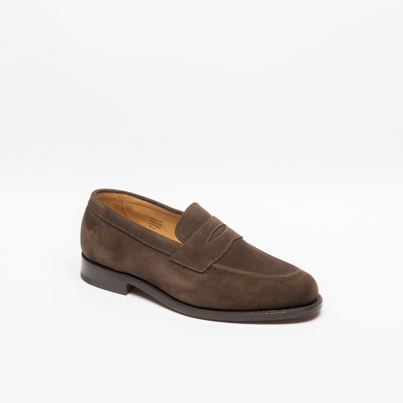 Brown Suede Penny Loafer
