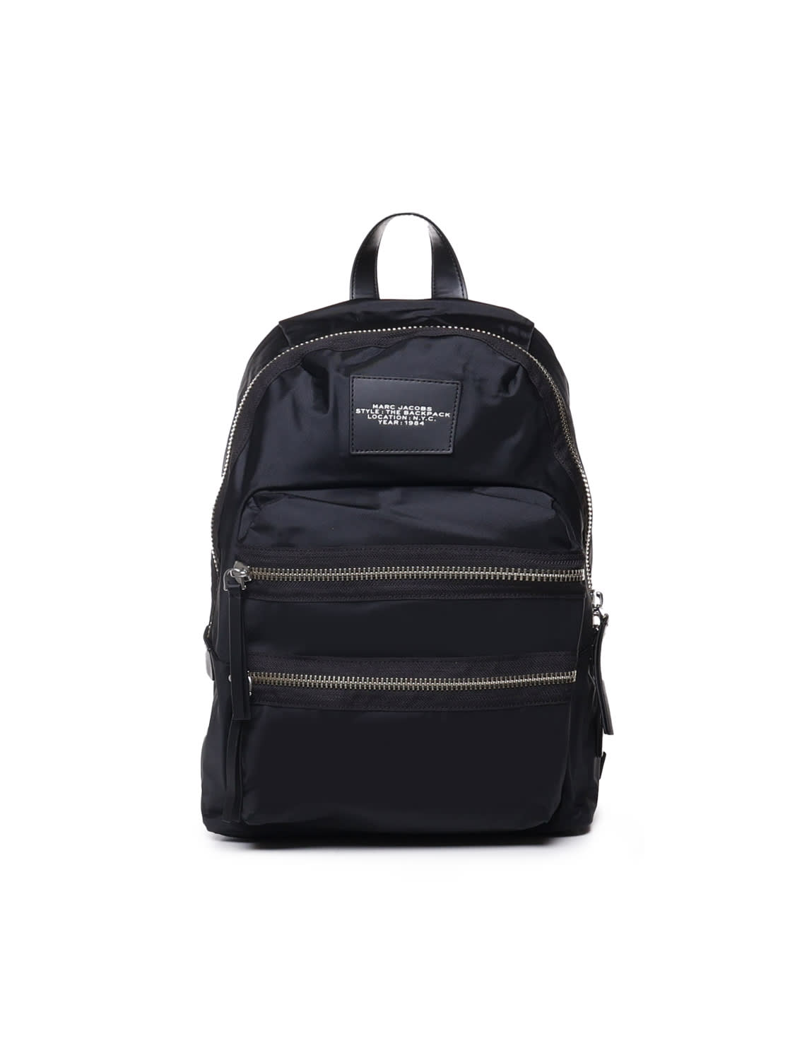 Shop Marc Jacobs The Large Backpack Backpack With Zip In Black