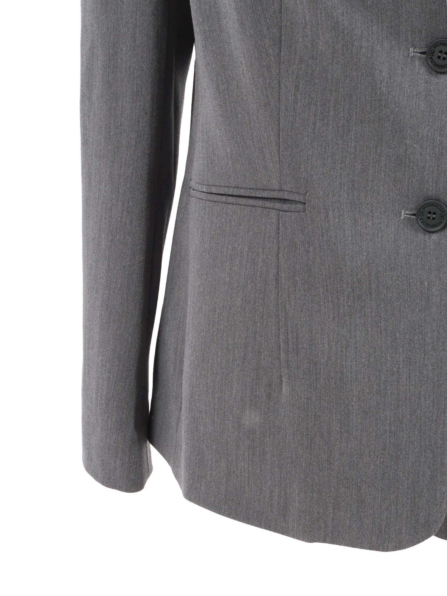 Monnalisa Viscose Blend Jacket In Gray