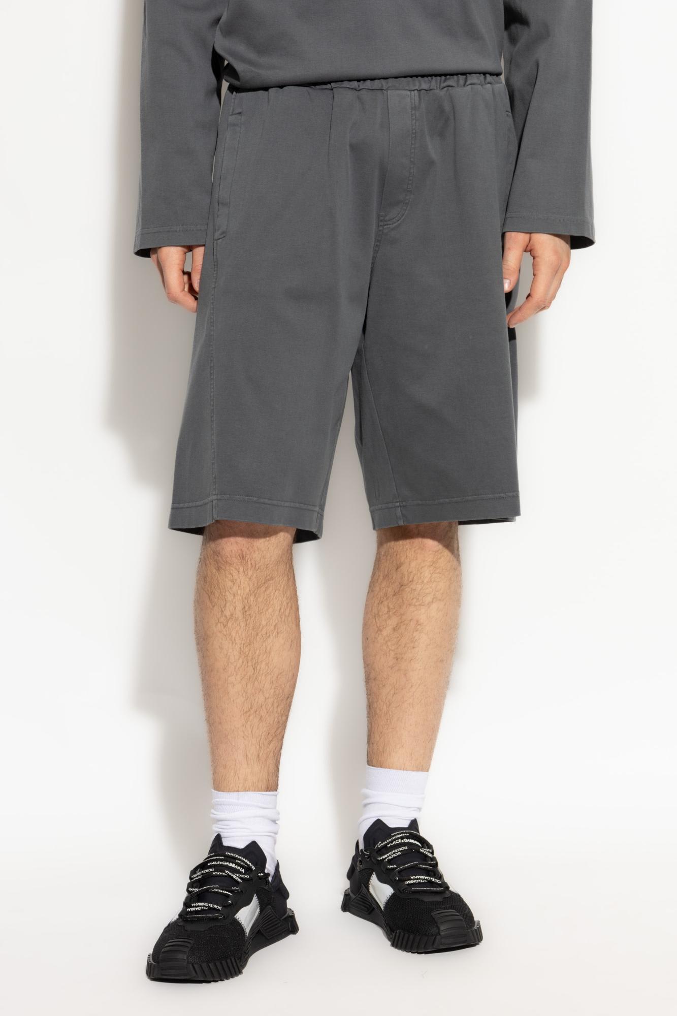 Dolce & Gabbana Shorts In Grigio Fumo