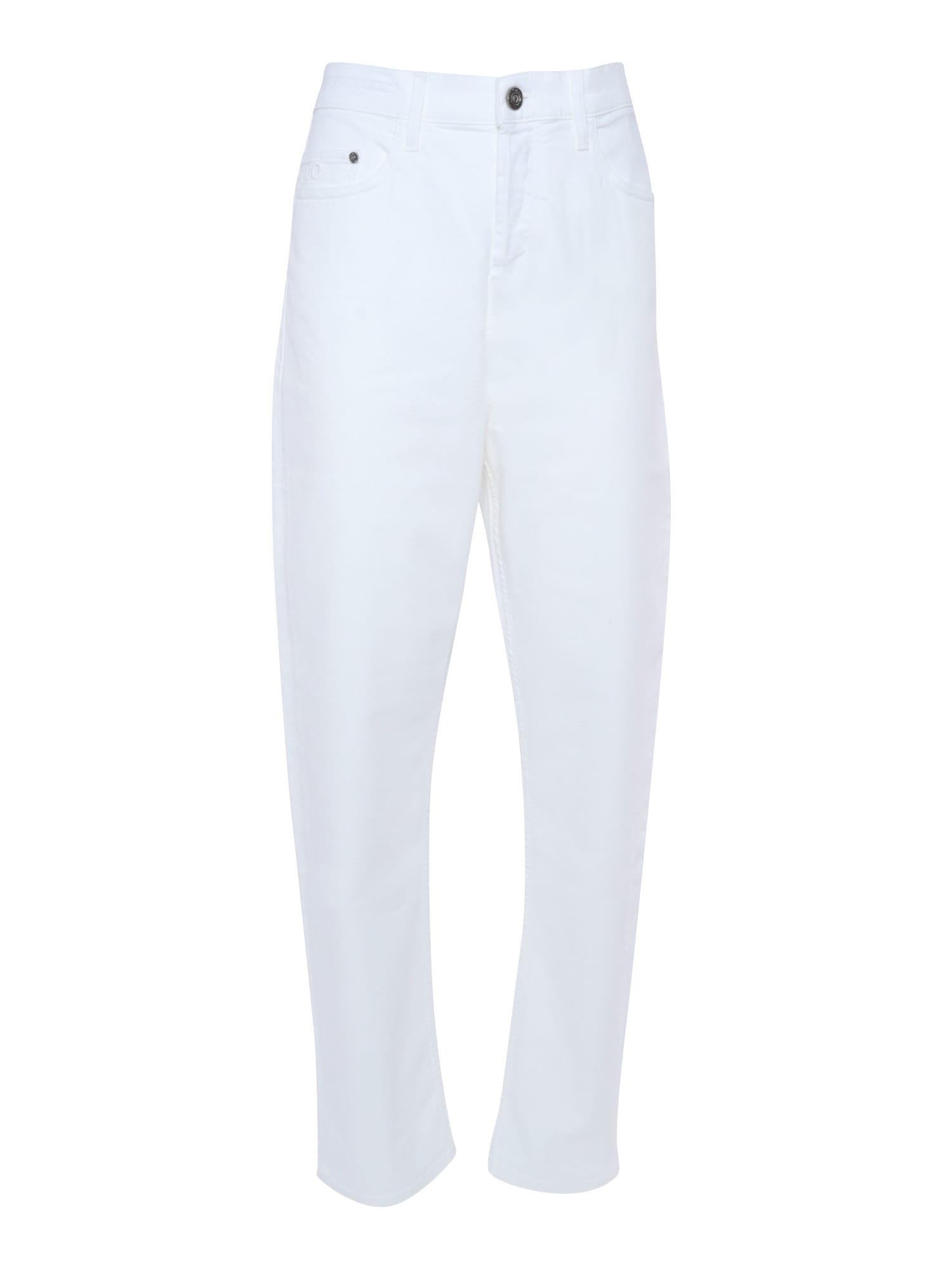 White 5 Pocket Jeans