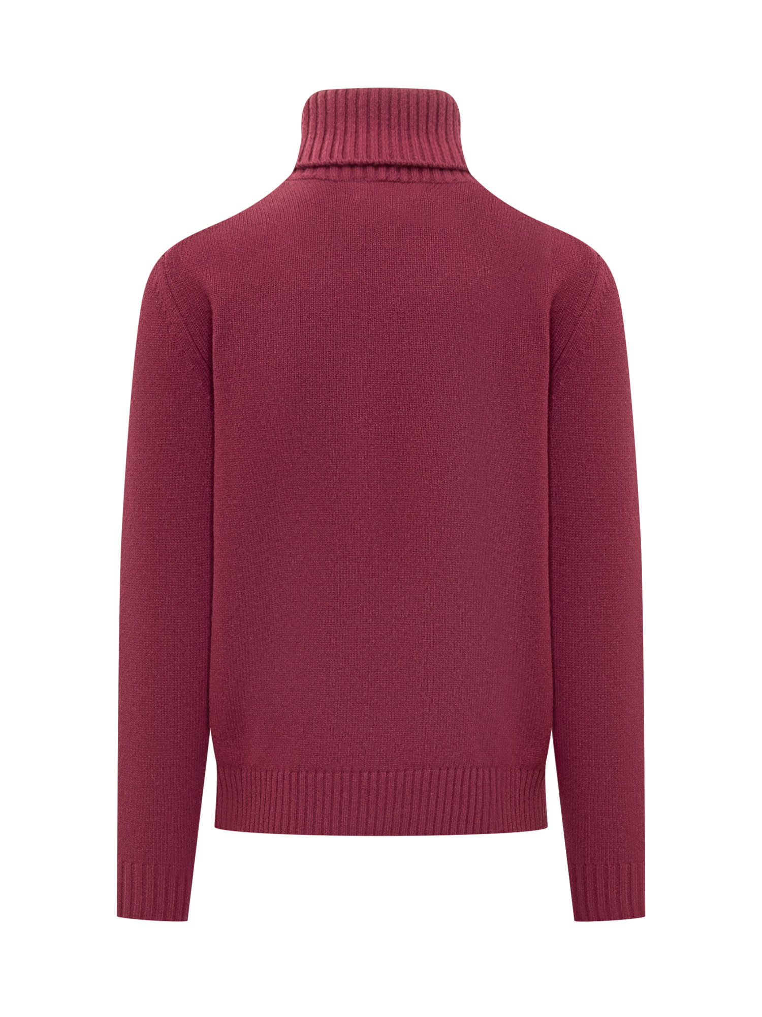 Shop Seven Gauge Merino Sweater In Bordeaux