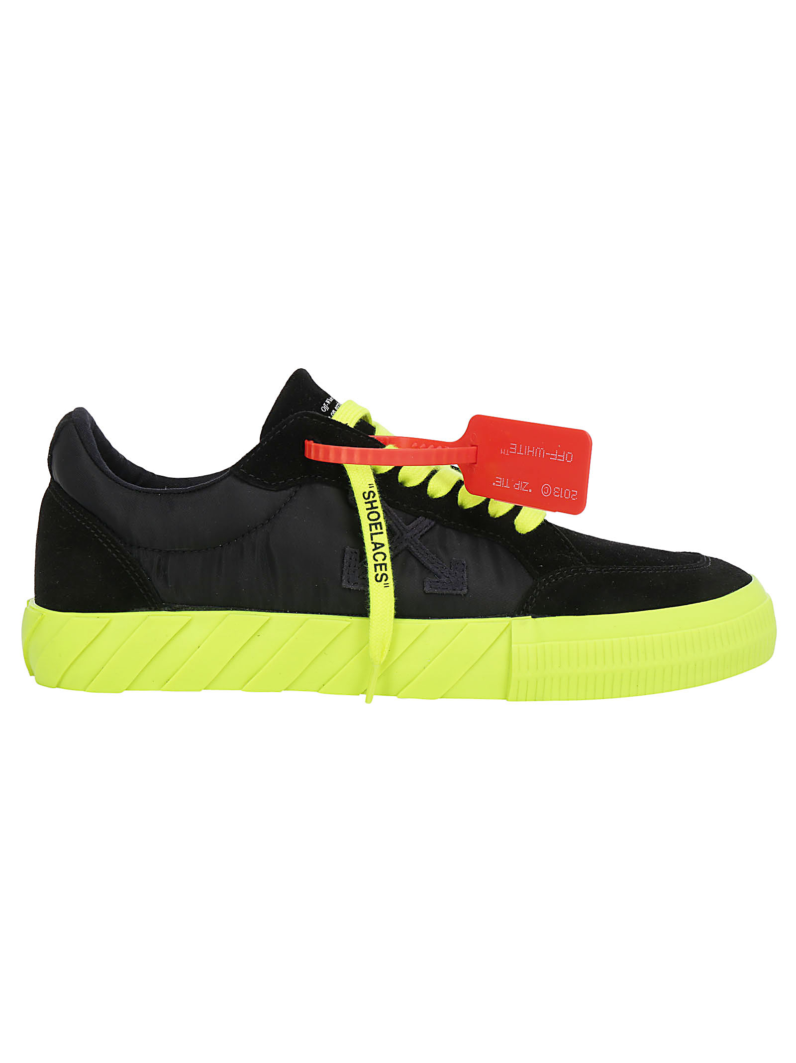 off white neon sneakers