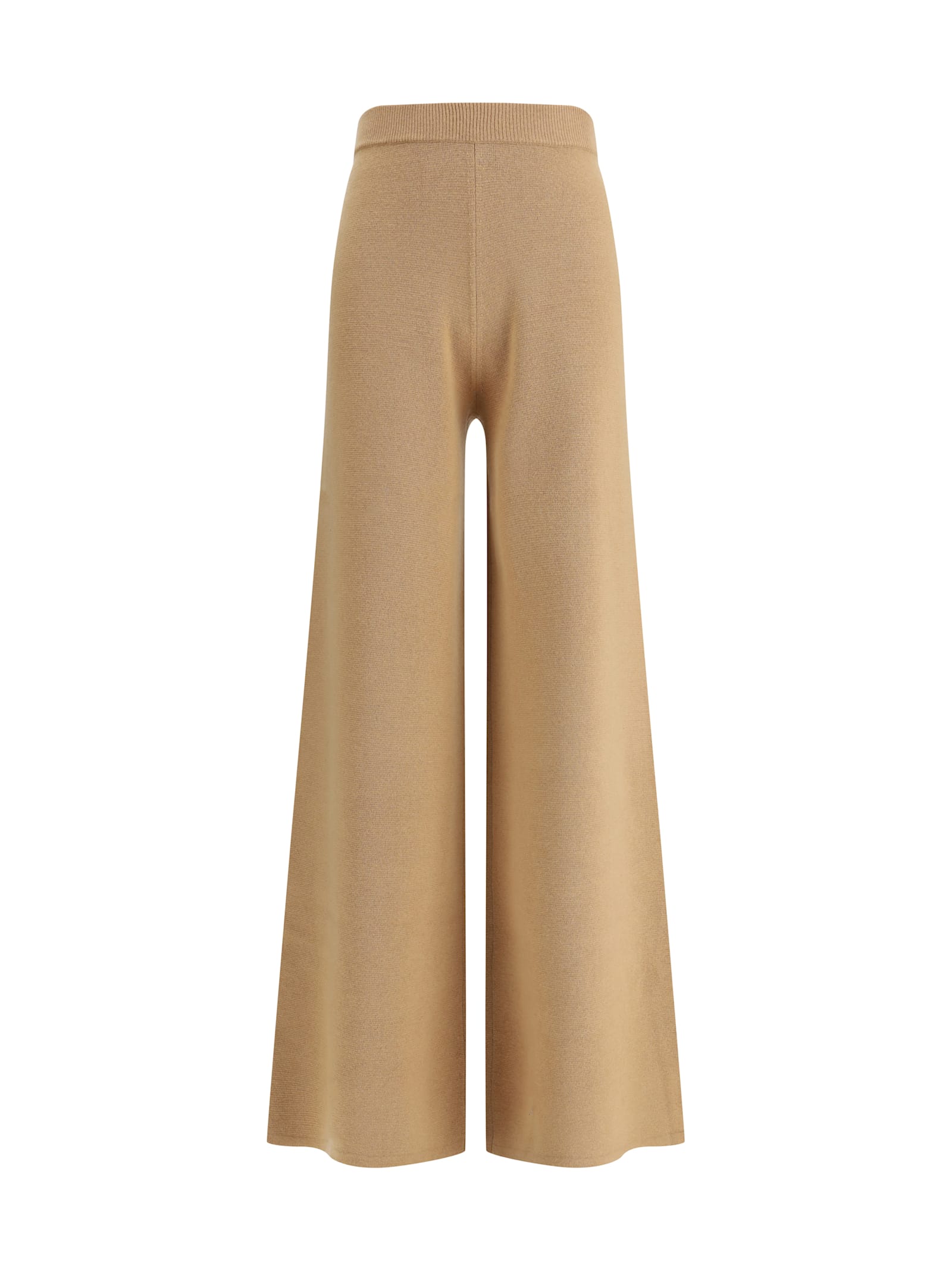 Max Mara Wool And Cashmere Judy Pants In Neutral