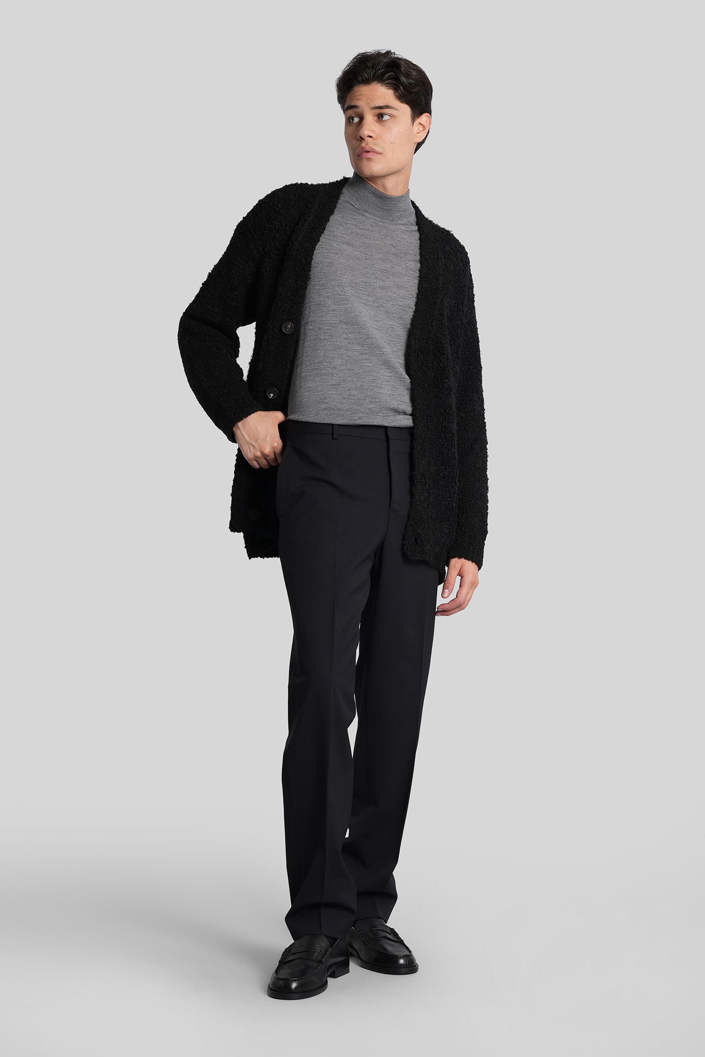 Tagliatore Kielder Knitwear In Black Wool In Black