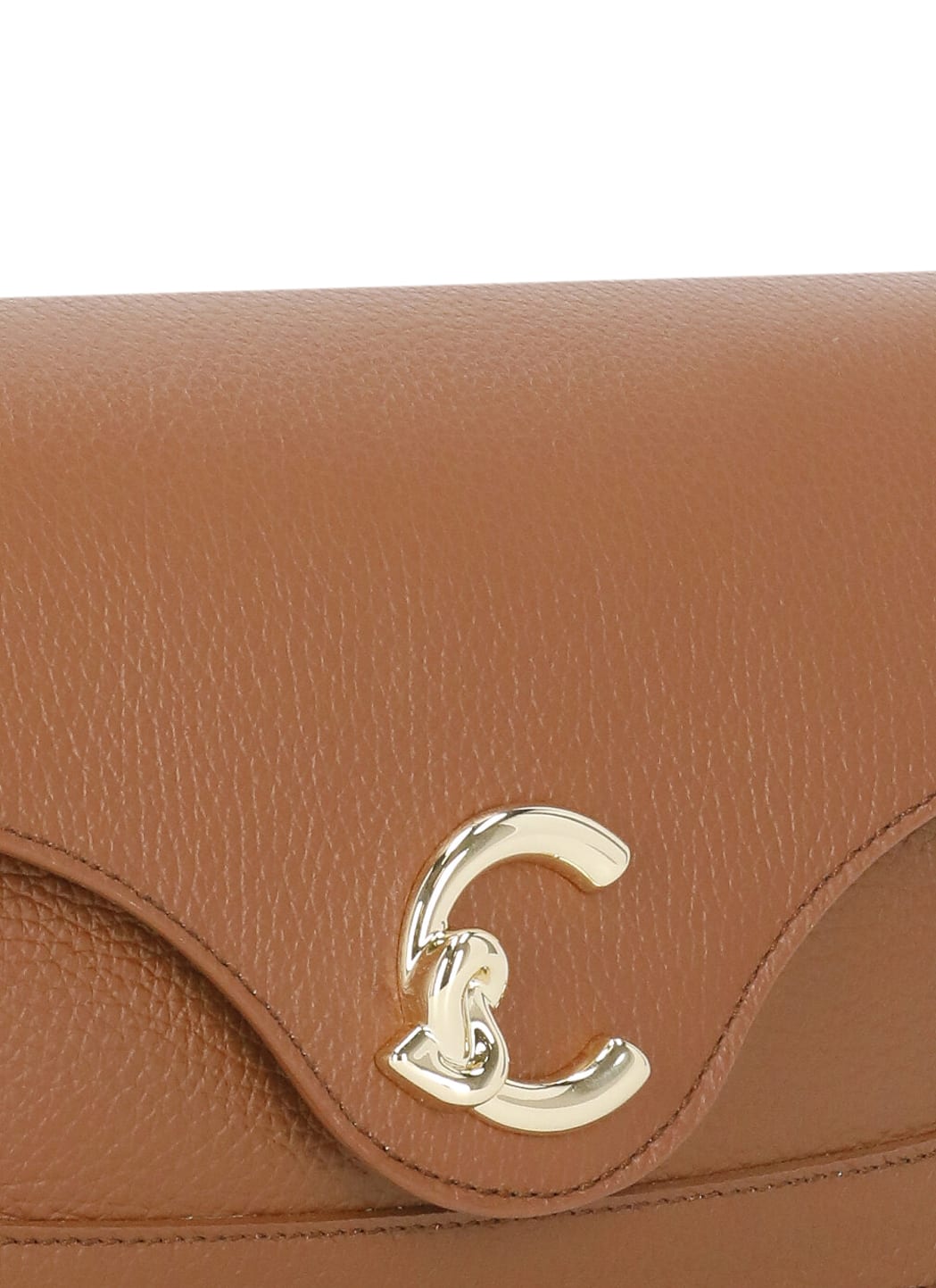 Coccinelle C-me Shoulder Bag In Brown