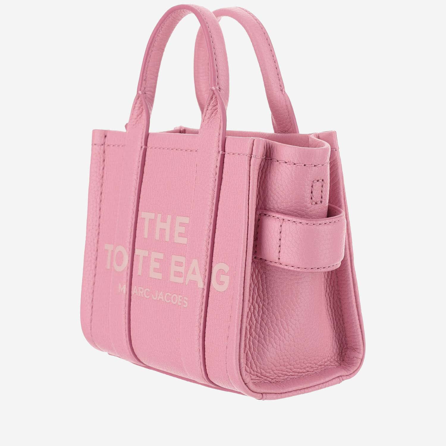Shop Marc Jacobs The Leather Tote Bag In Pink