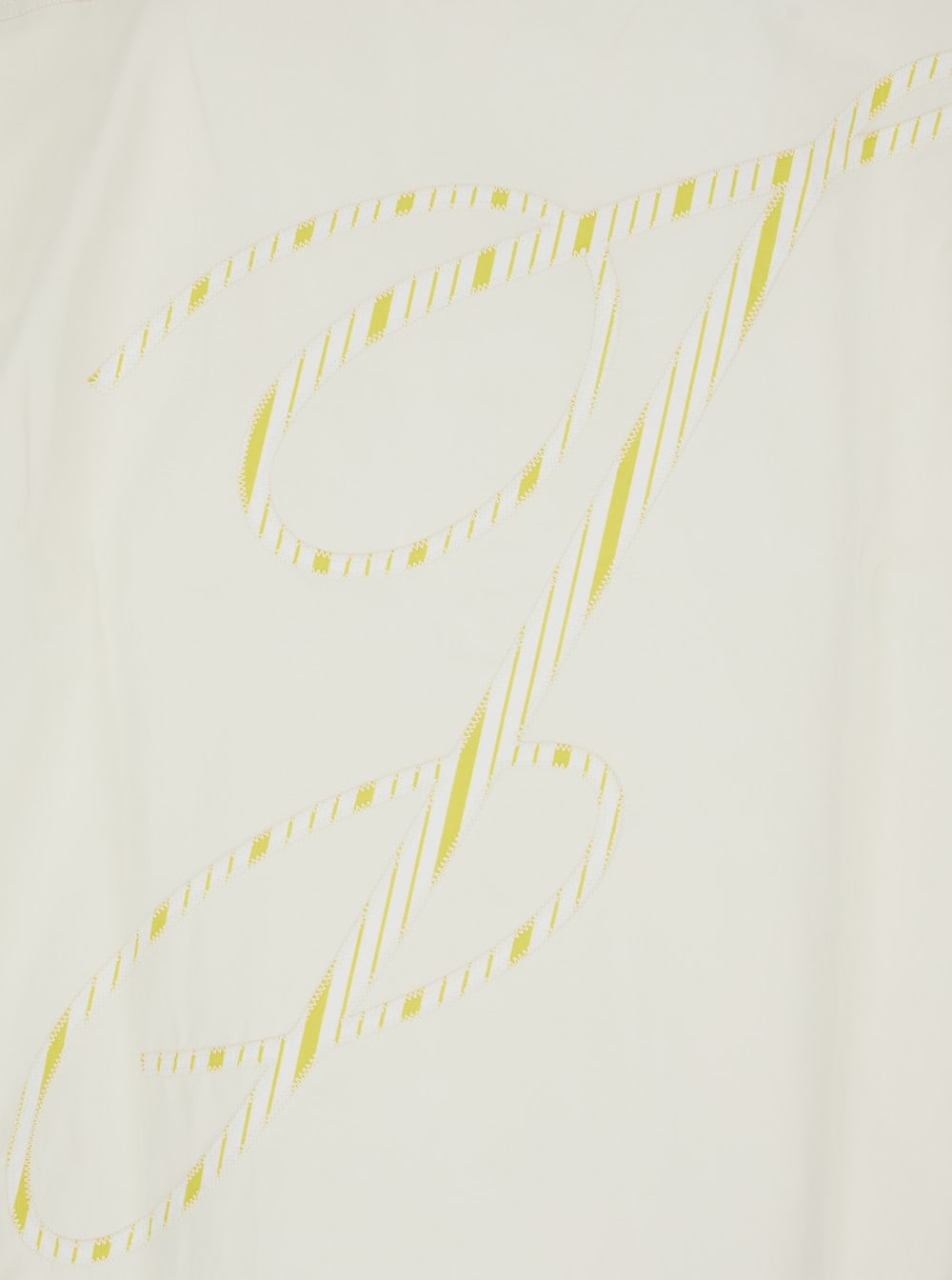Jacquemus Henri White Shirt With Maxi J Logo On The Back In Cotton Man In Neutral