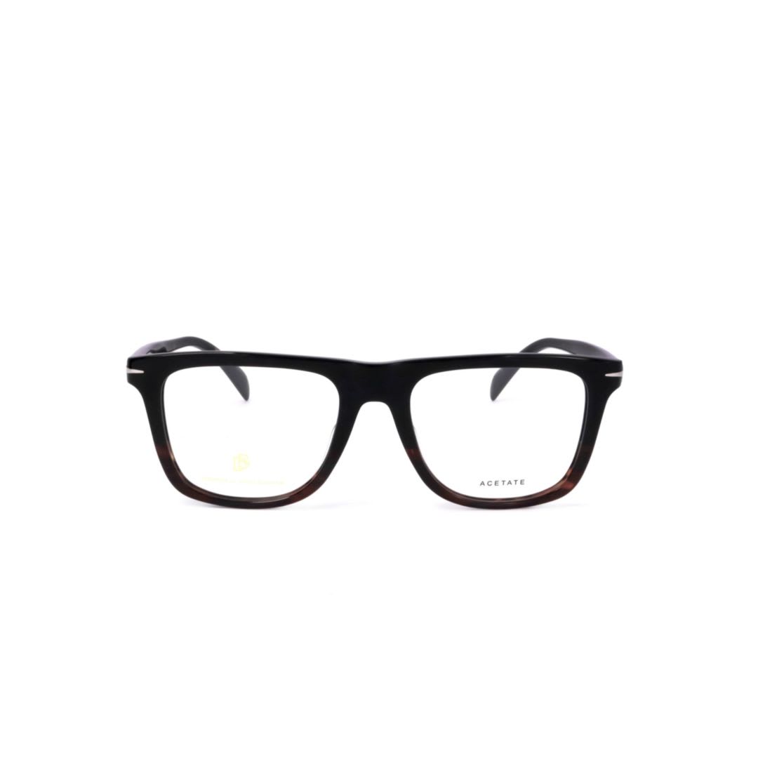 Db Eyewear By David Beckham Db 7061/f37n/19 Black Horn In 37n-black