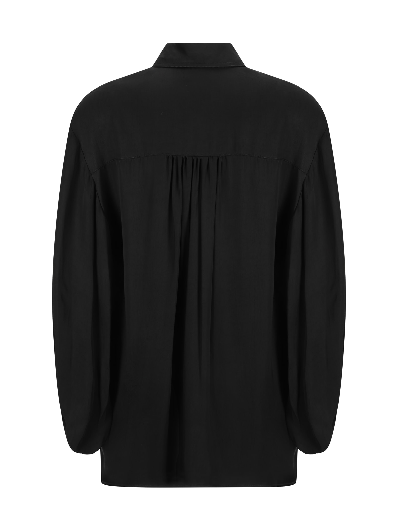 Shop Khaite Bam Shirt In Black