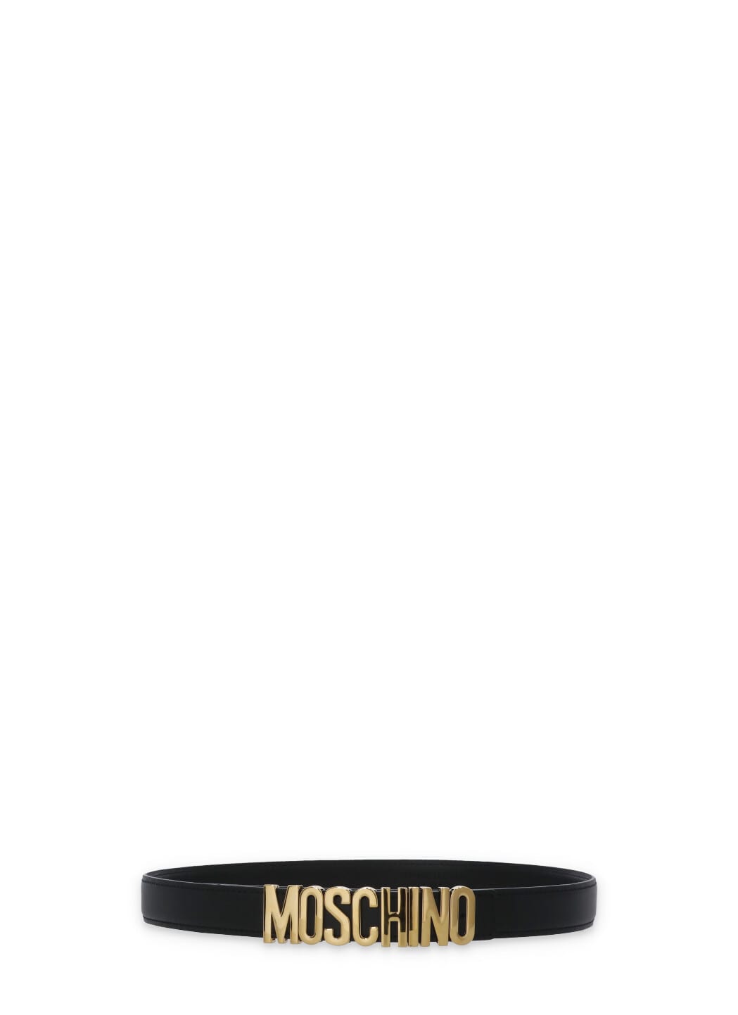 Moschino Belt With Python Print In Black
