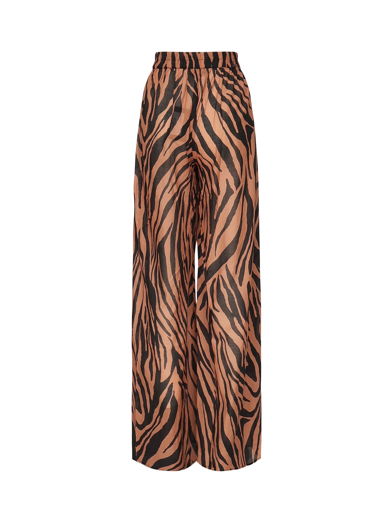The Andamane Wiley Wide Leg Zebra Print Pants