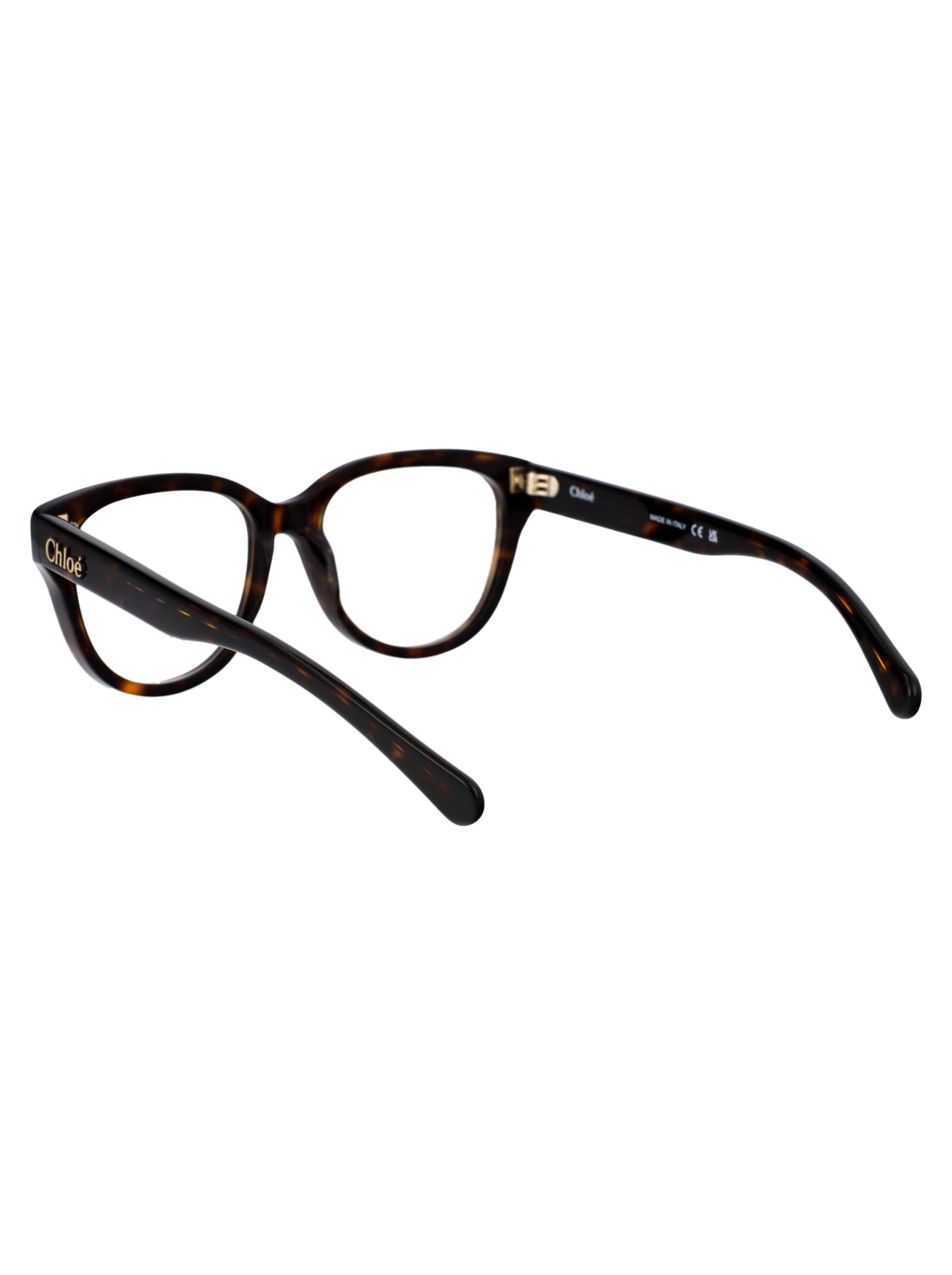 Chloé Ch0243o Glasses In 006 Havana Havana Transparent
