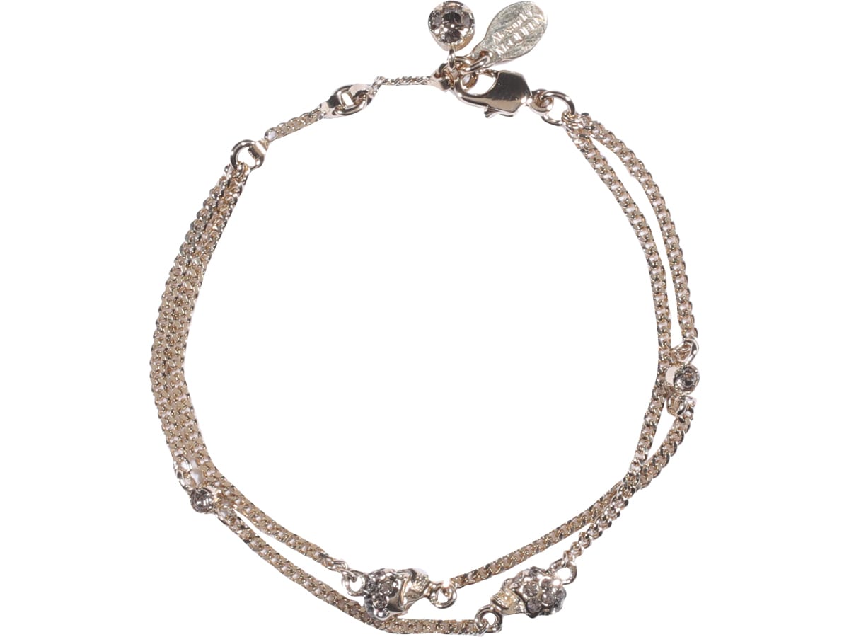 Alexander McQueen Skull Multi Chain Bracelet